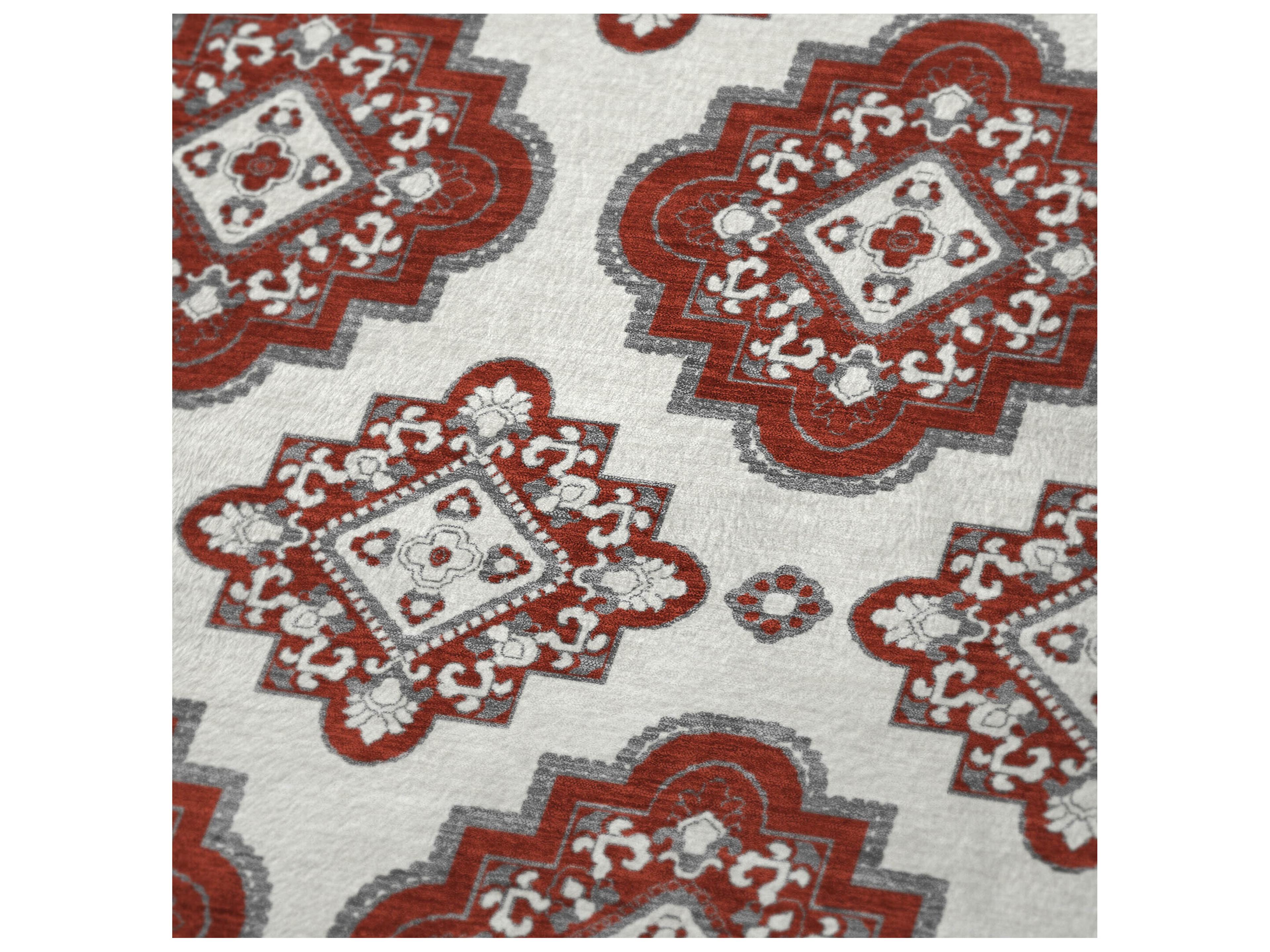 Dalyn Sherpa Red Polyester Throw