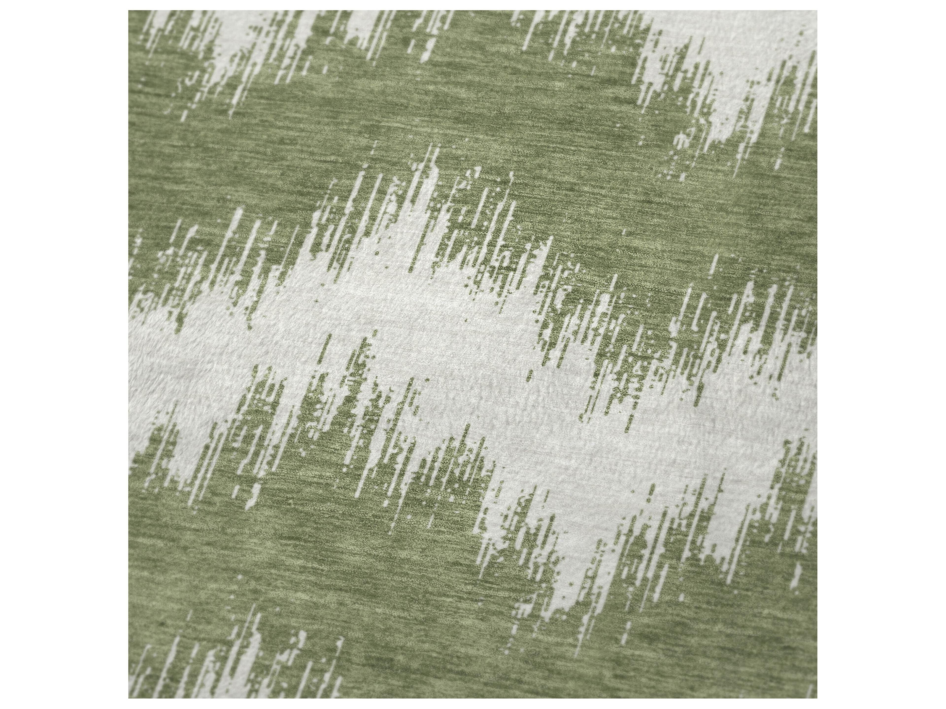 Dalyn Sherpa Green Polyester Throw
