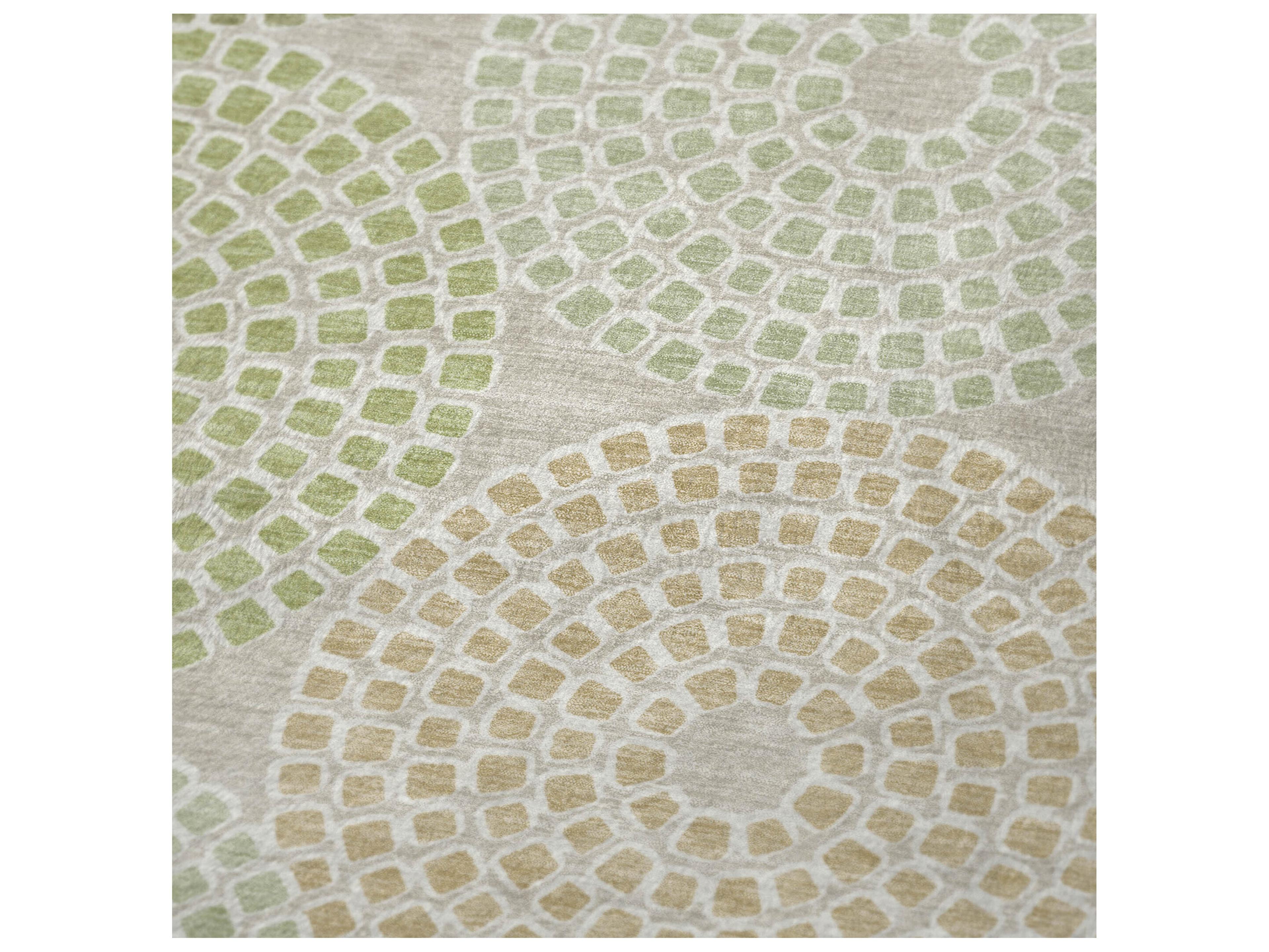 Dalyn Sherpa Green Polyester Throw