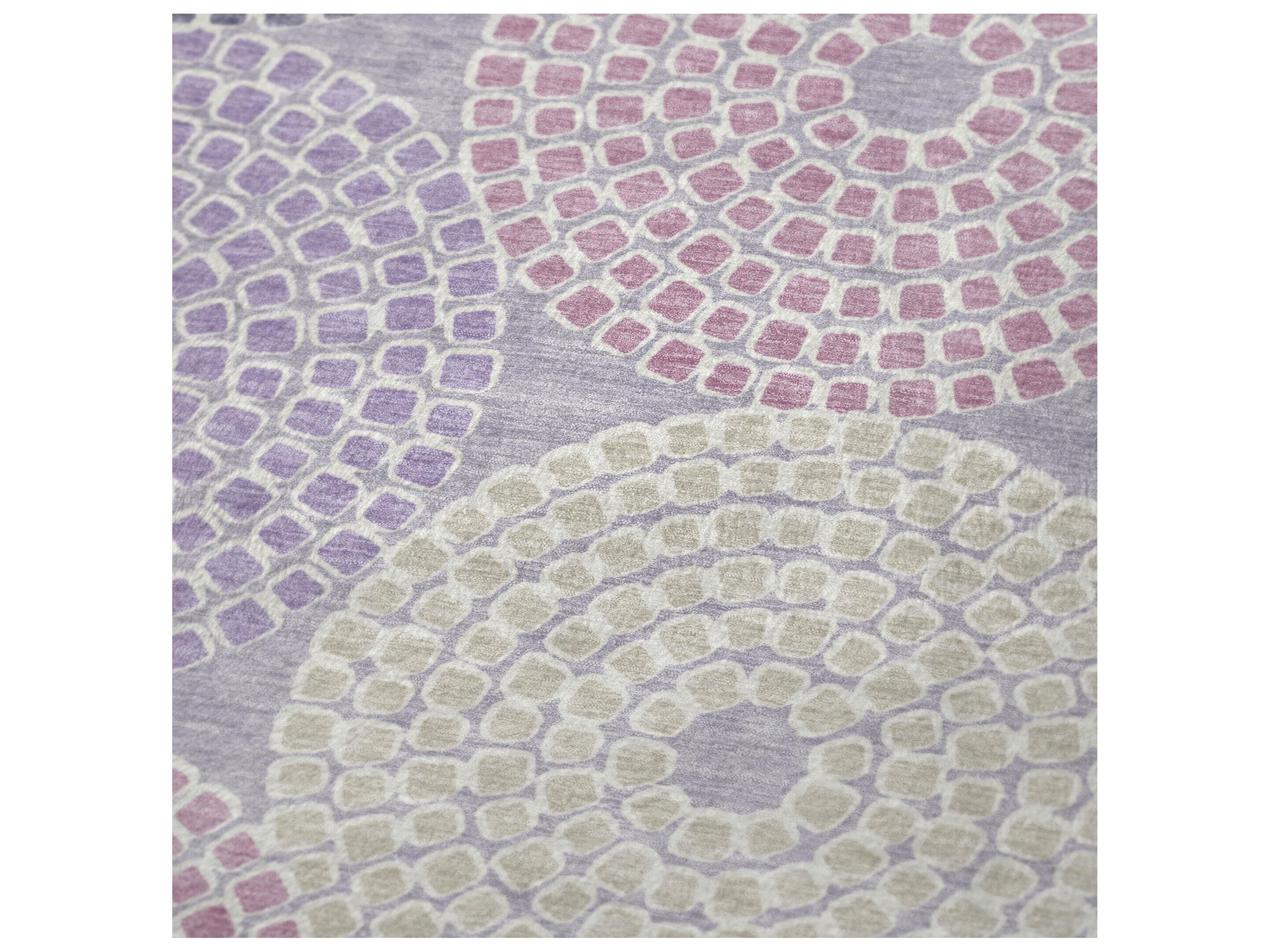 Dalyn Sherpa Purple Polyester Throw