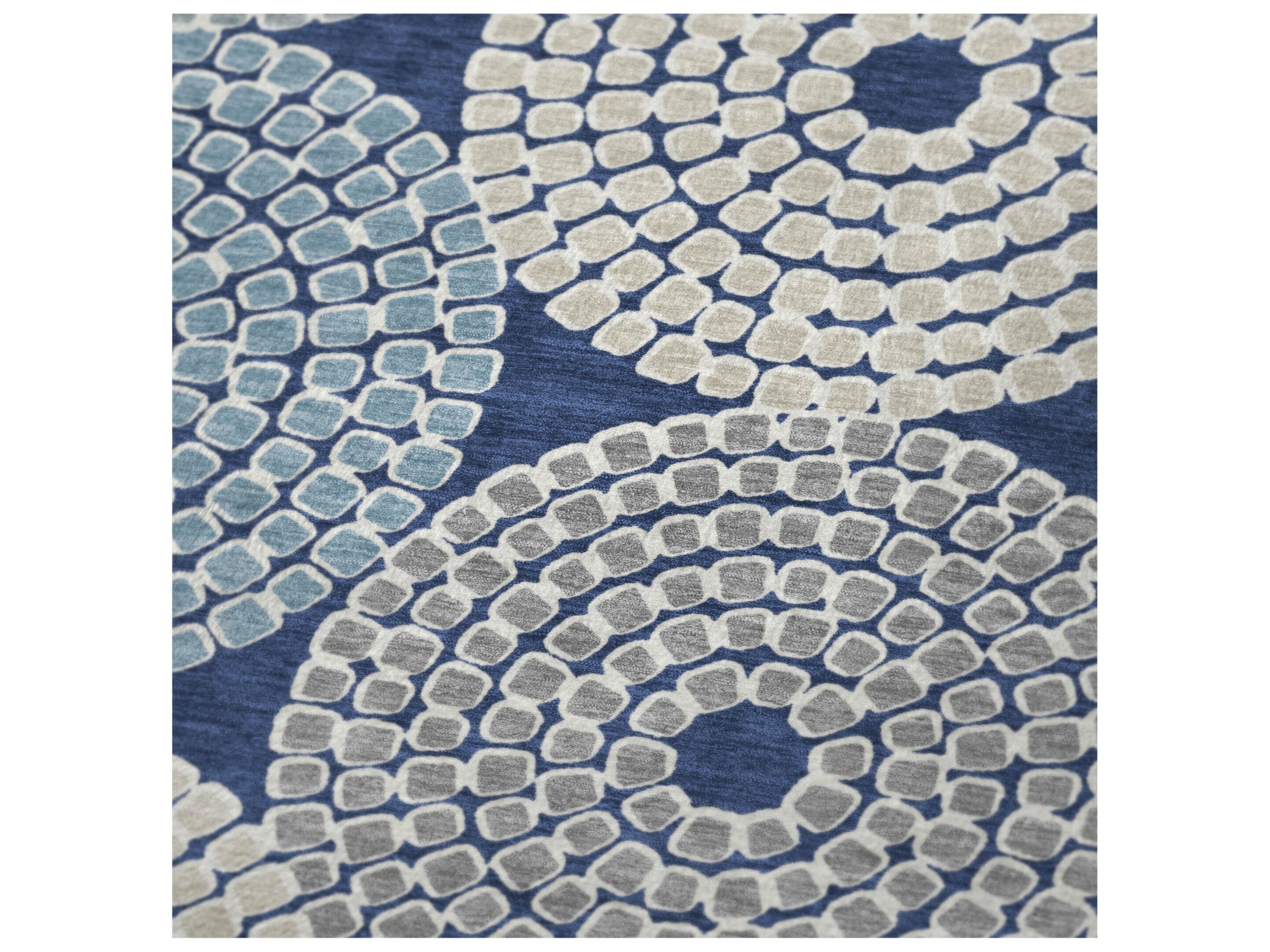 Dalyn Sherpa Blue Polyester Throw