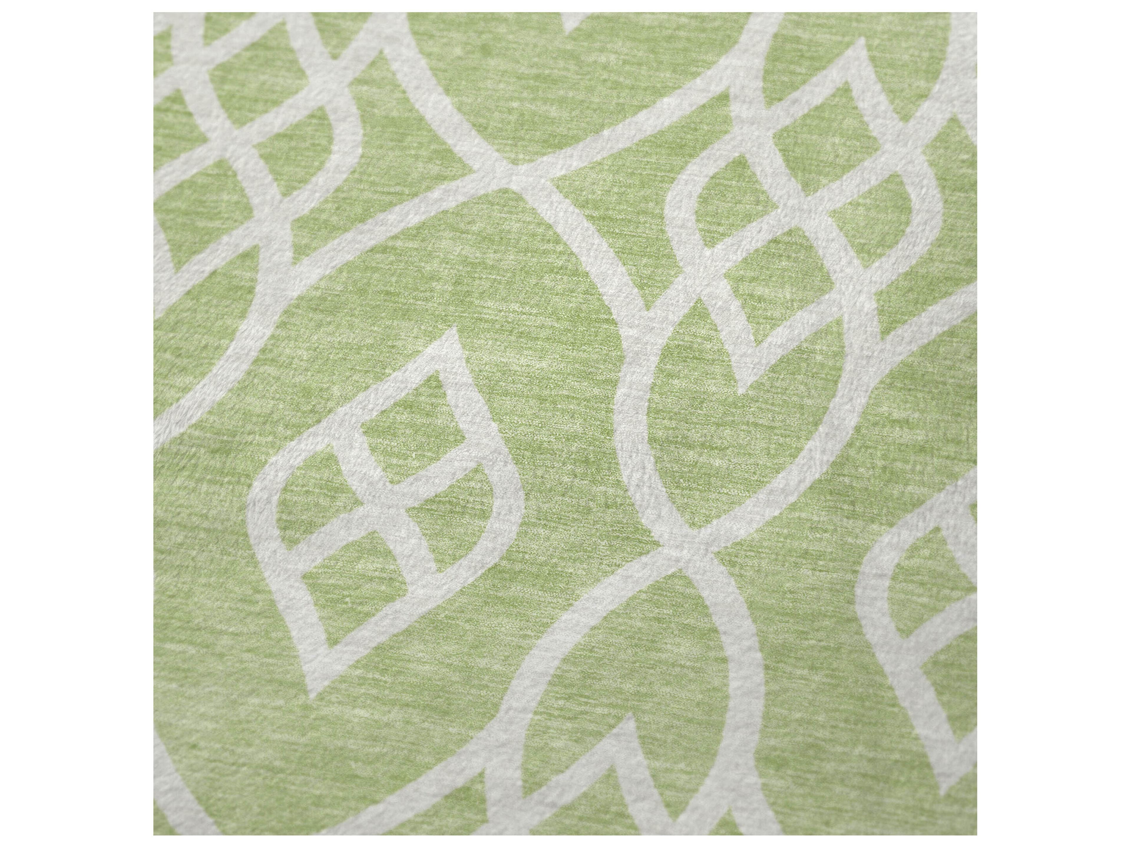 Dalyn Sherpa Green Polyester Throw