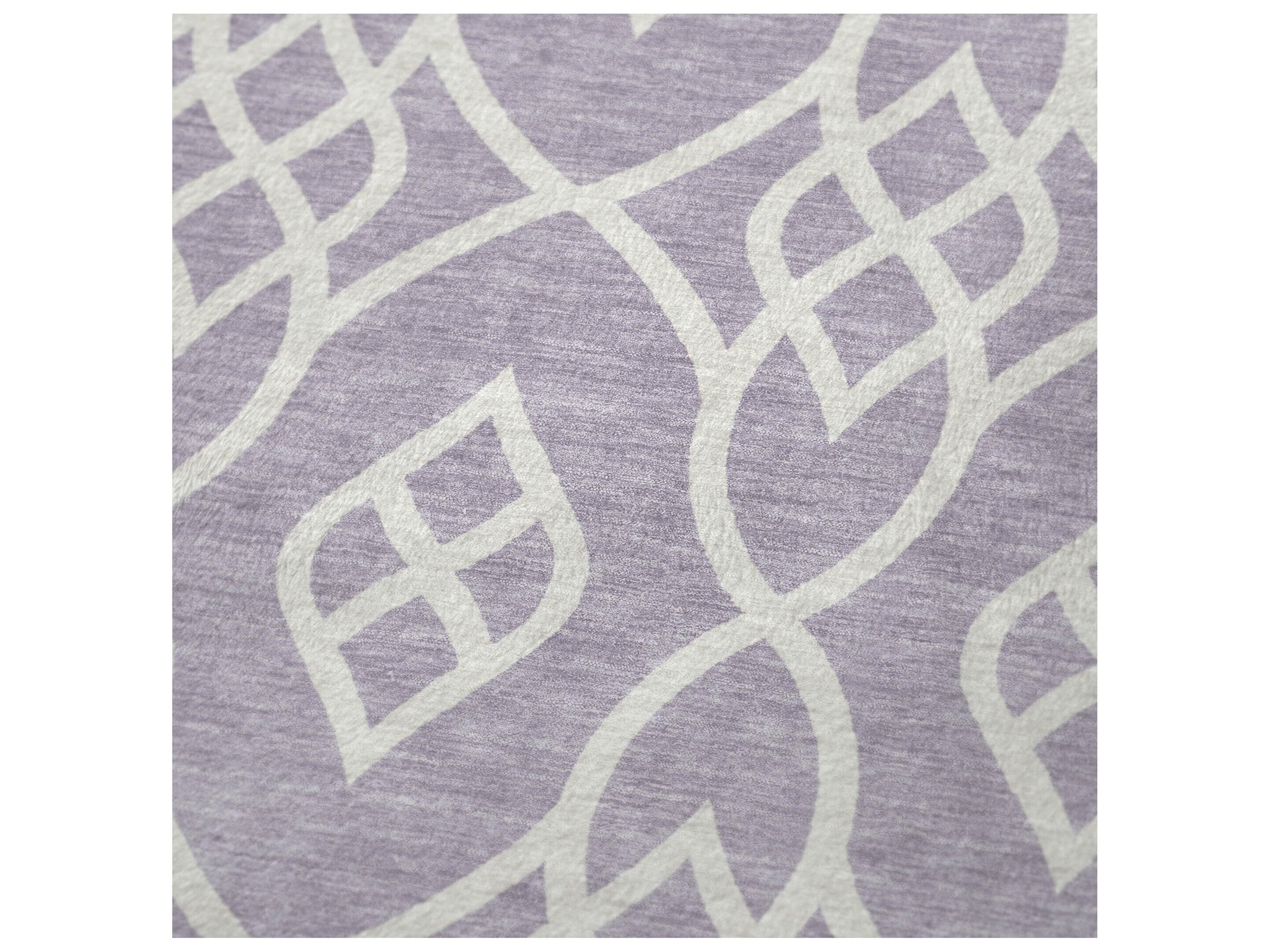 Dalyn Sherpa Purple Polyester Throw