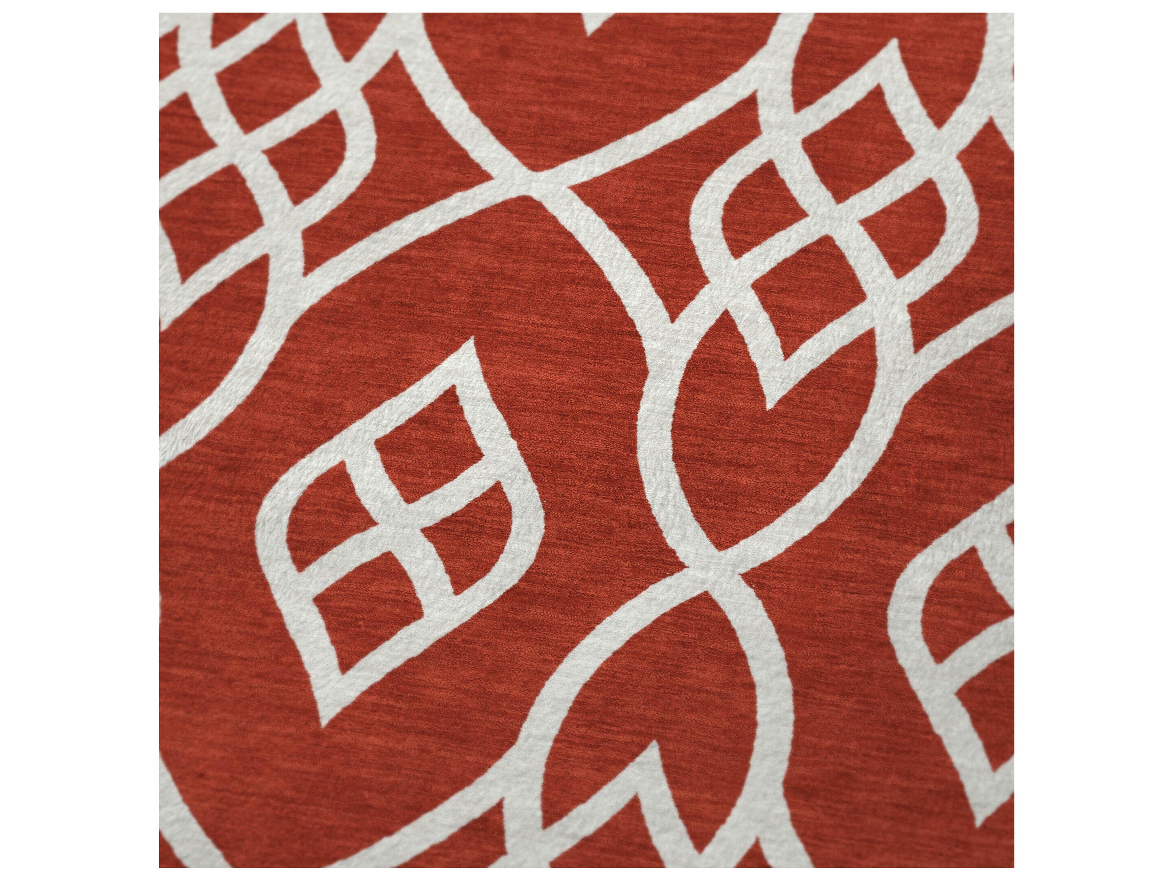 Dalyn Sherpa Red Polyester Throw