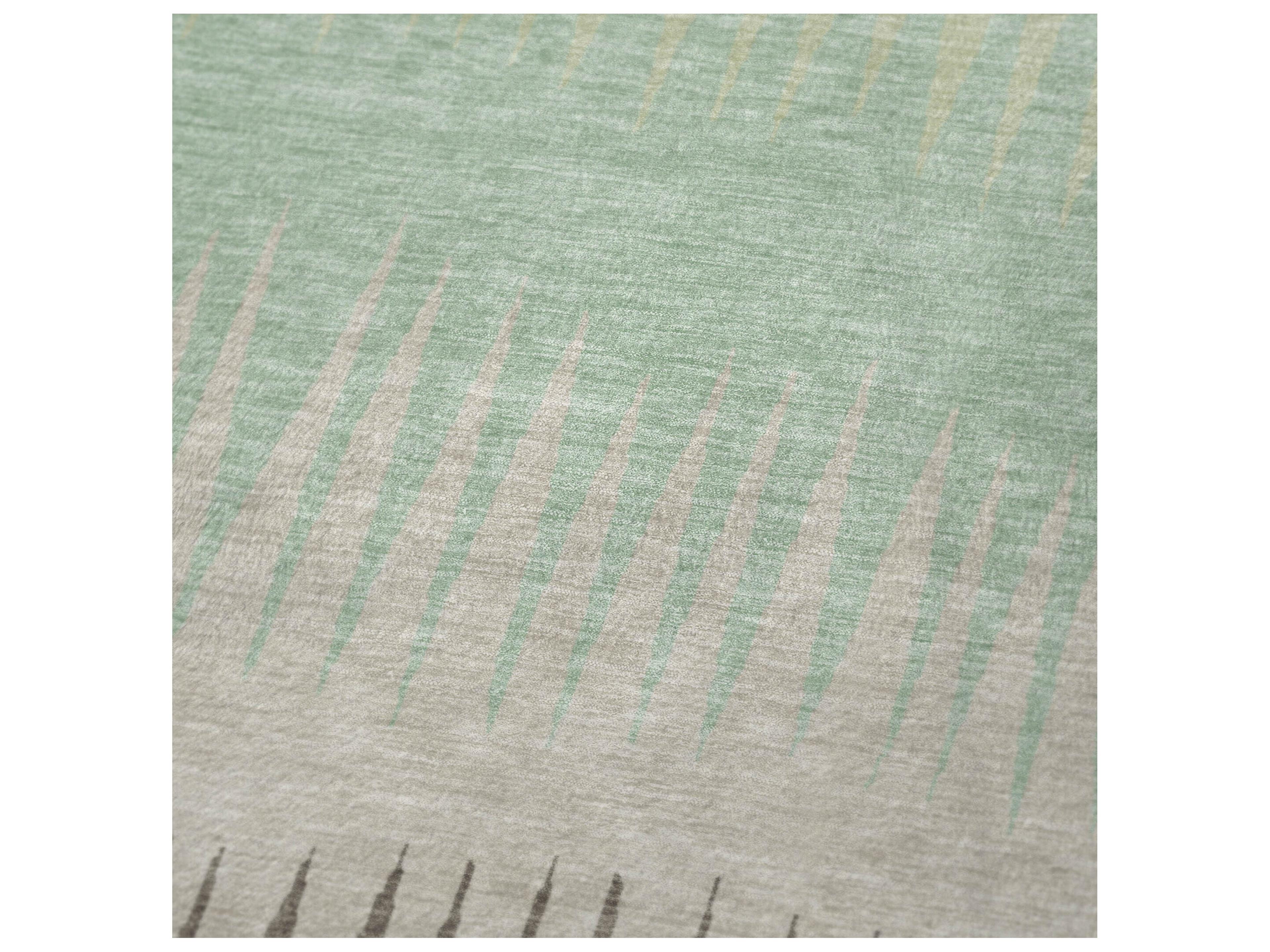 Dalyn Sherpa Green Polyester Throw