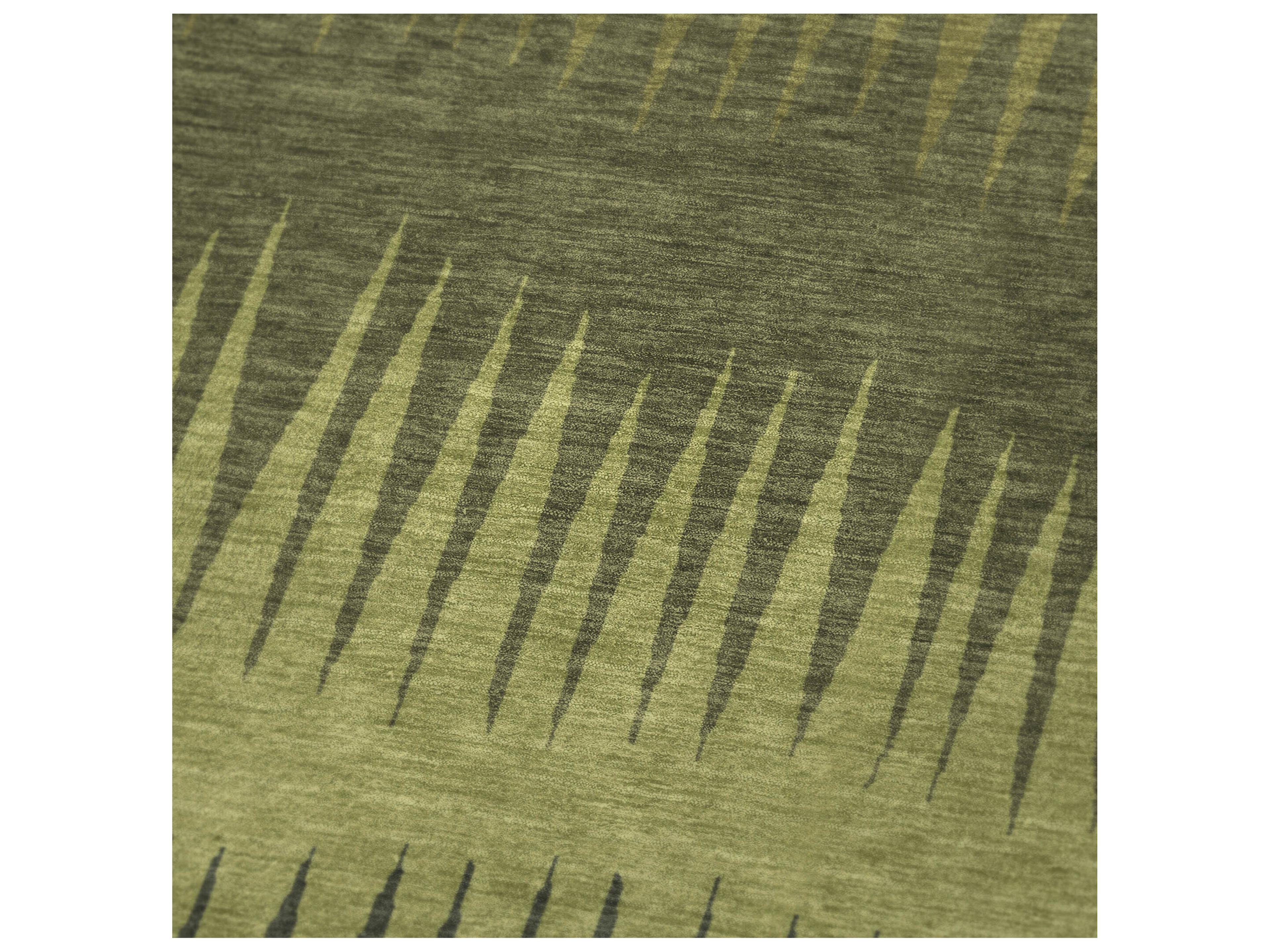 Dalyn Sherpa Green Polyester Throw