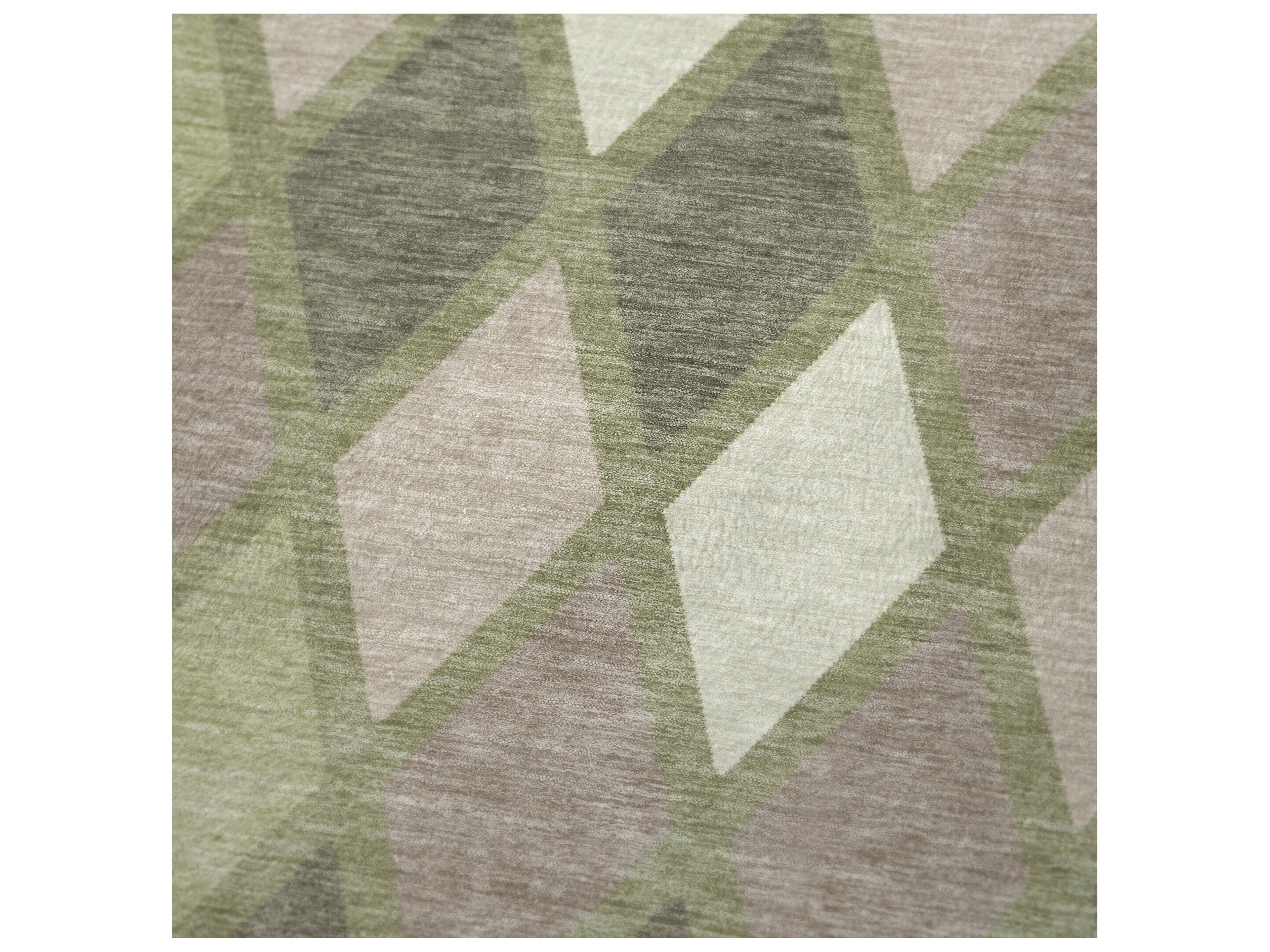 Dalyn Sherpa Green Polyester Throw