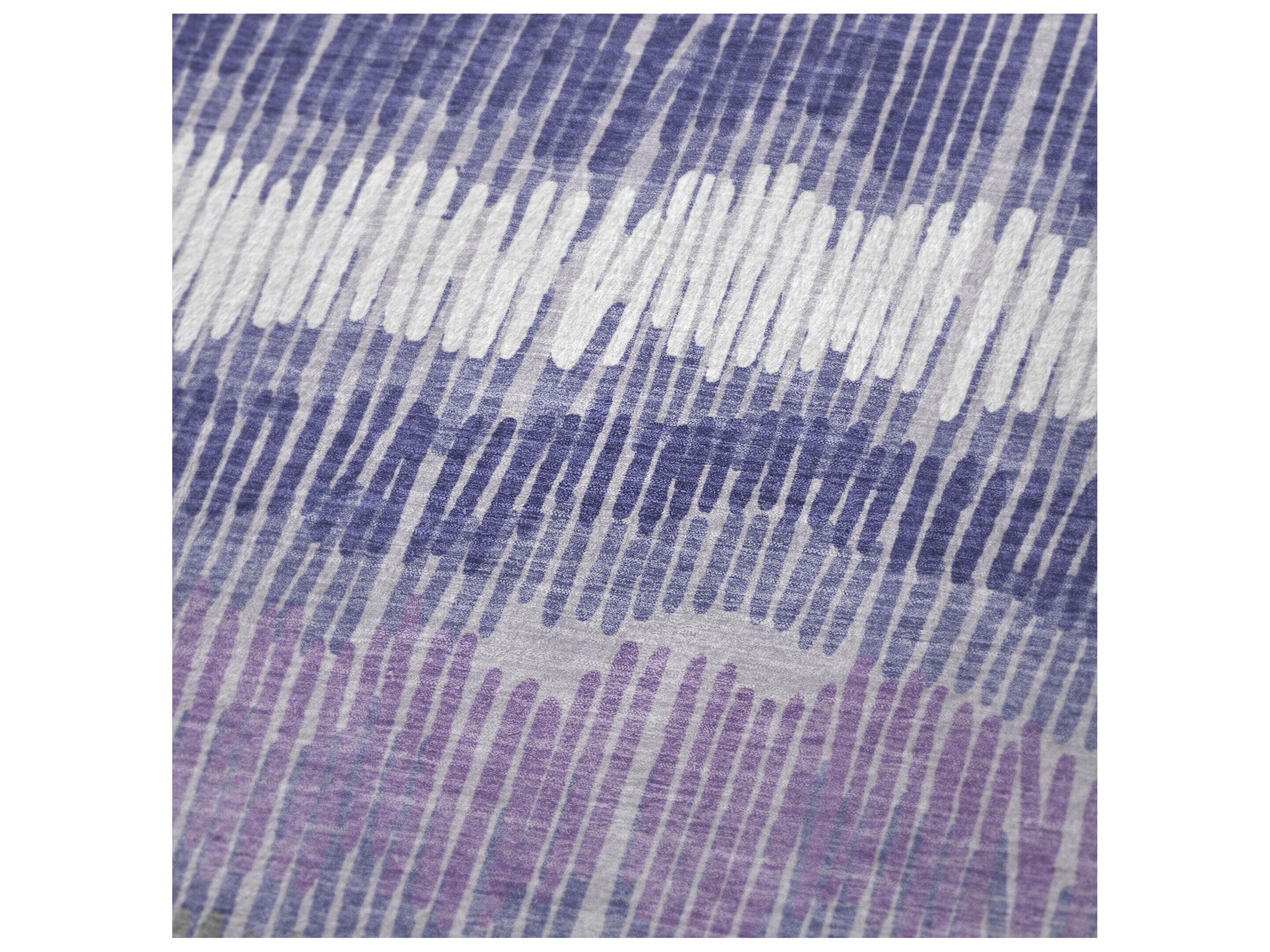 Dalyn Sherpa Purple Polyester Throw