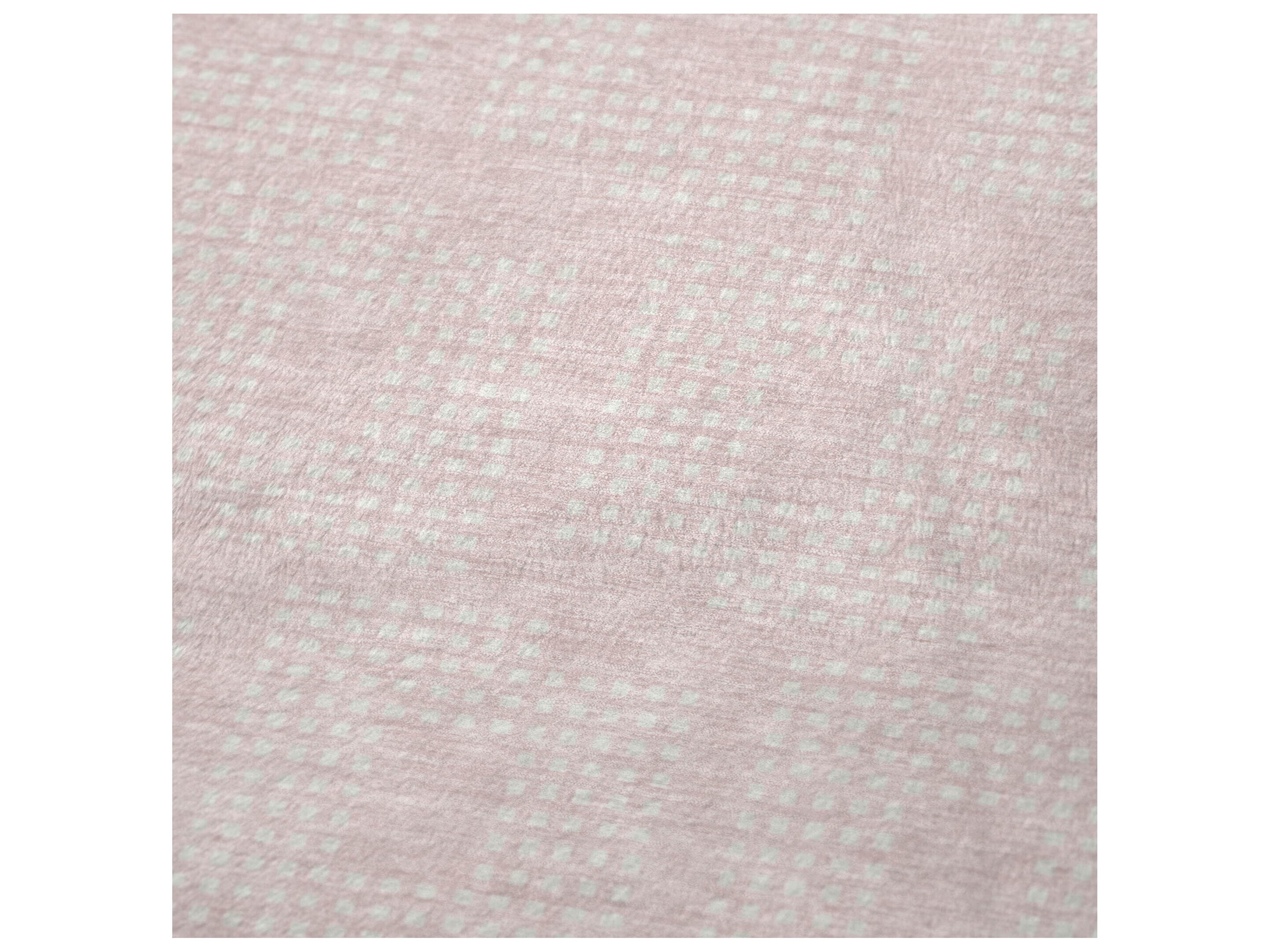 Dalyn Sherpa Pink Polyester Throw