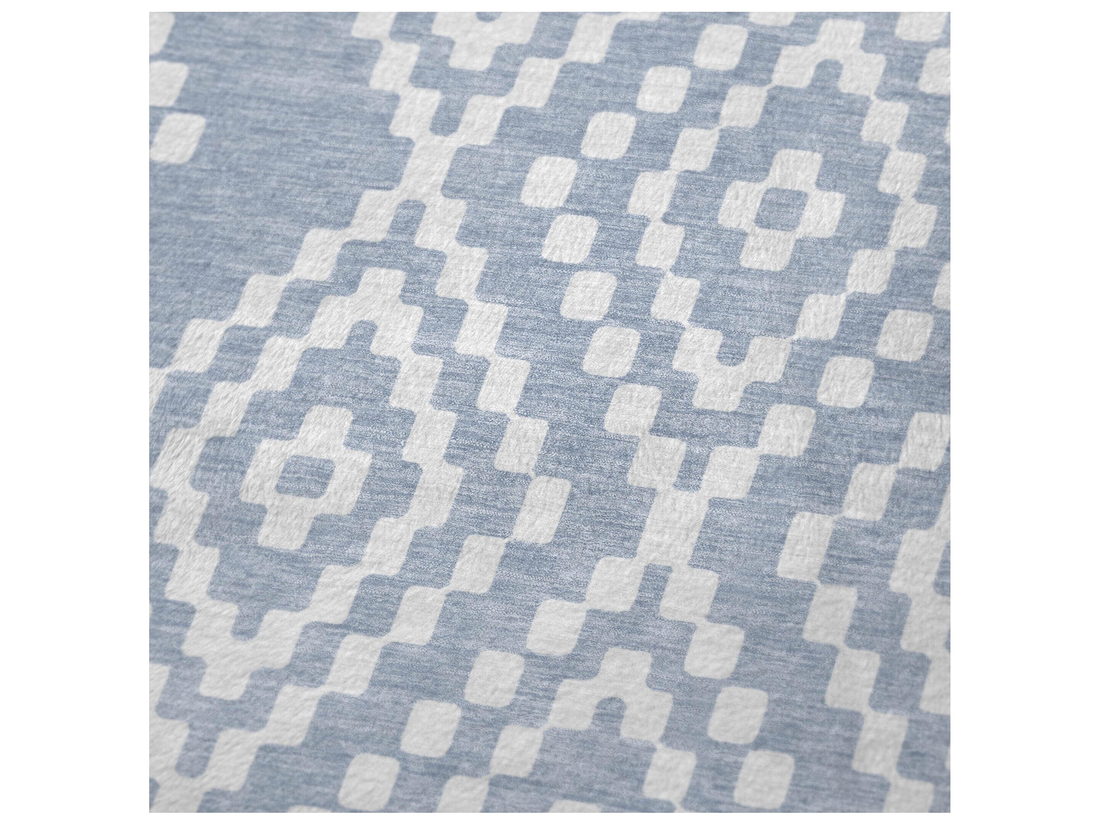 Dalyn Sherpa Blue Polyester Throw