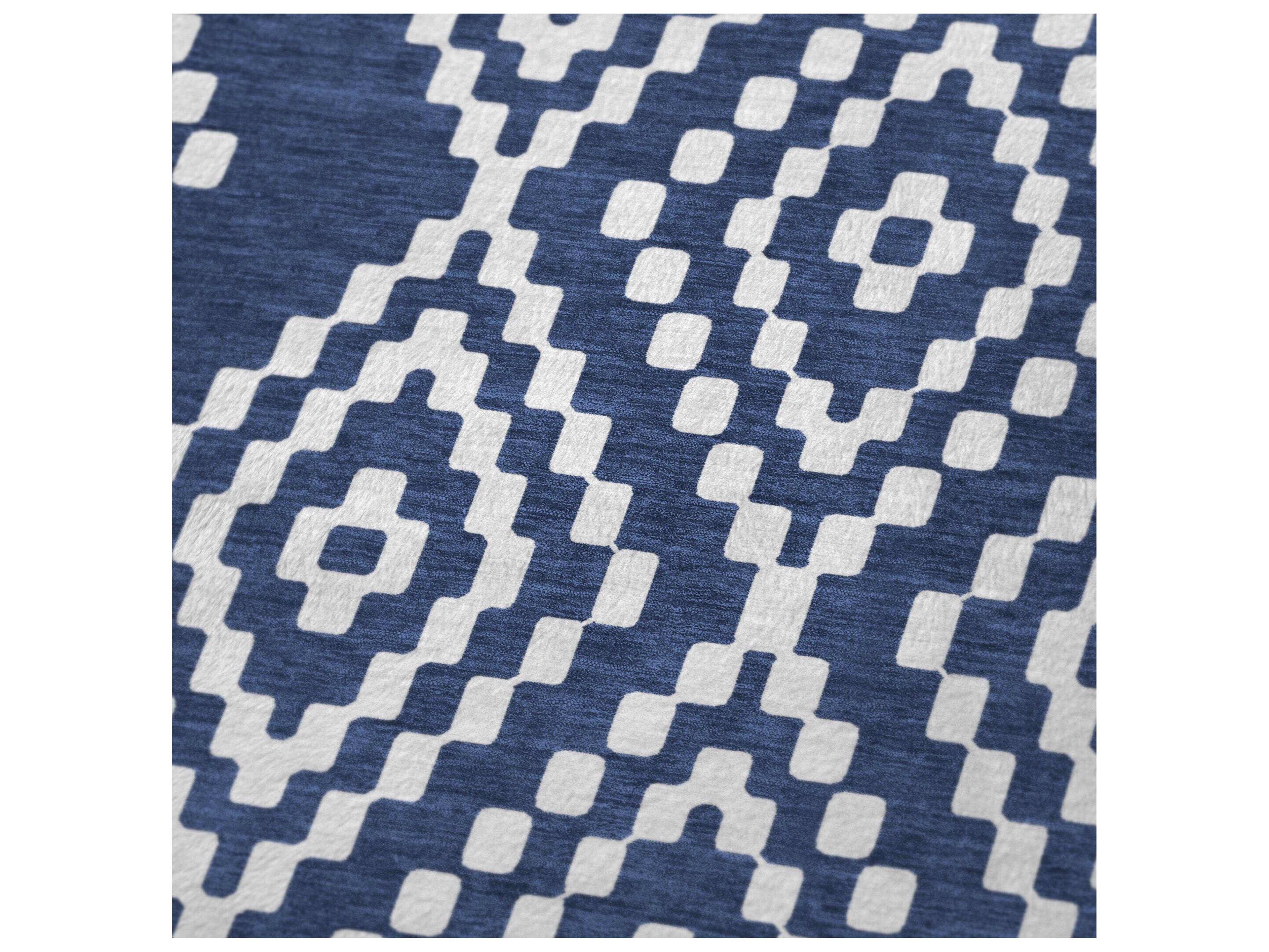 Dalyn Sherpa Blue Polyester Throw