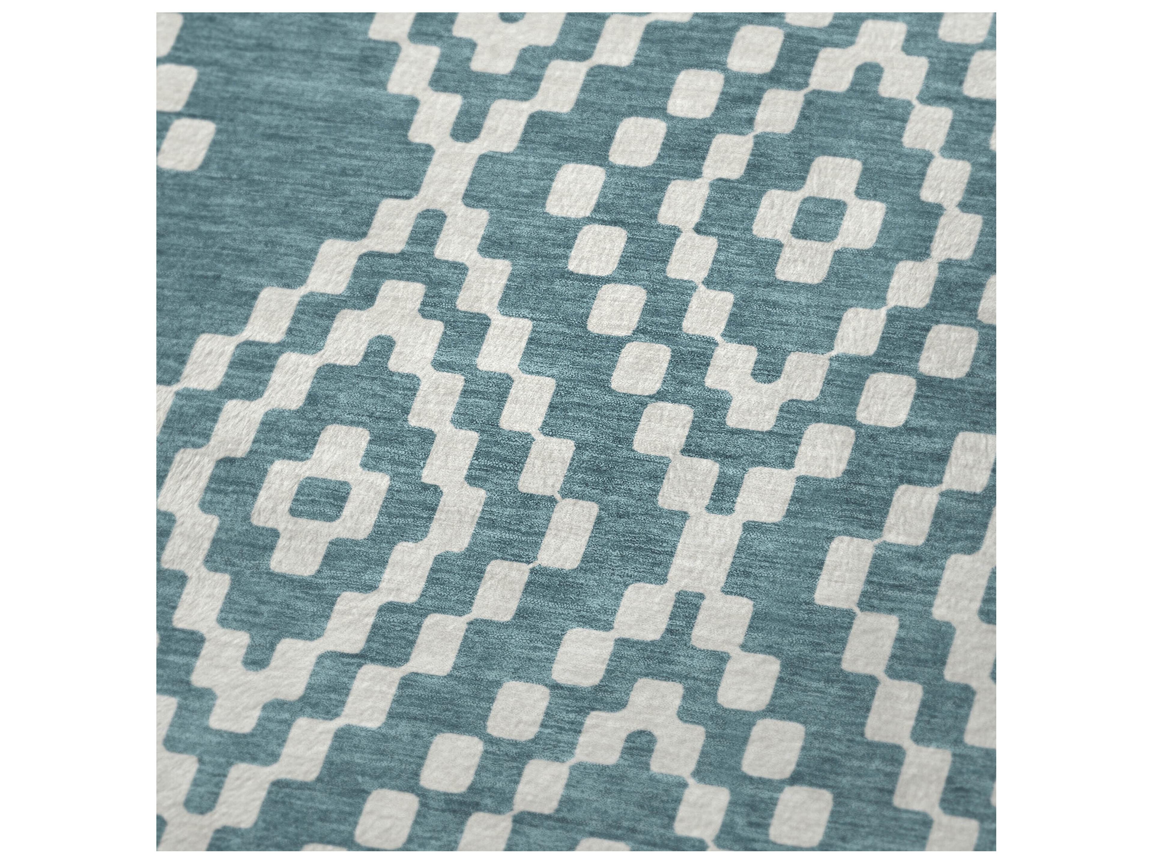 Dalyn Sherpa Teal Polyester Throw