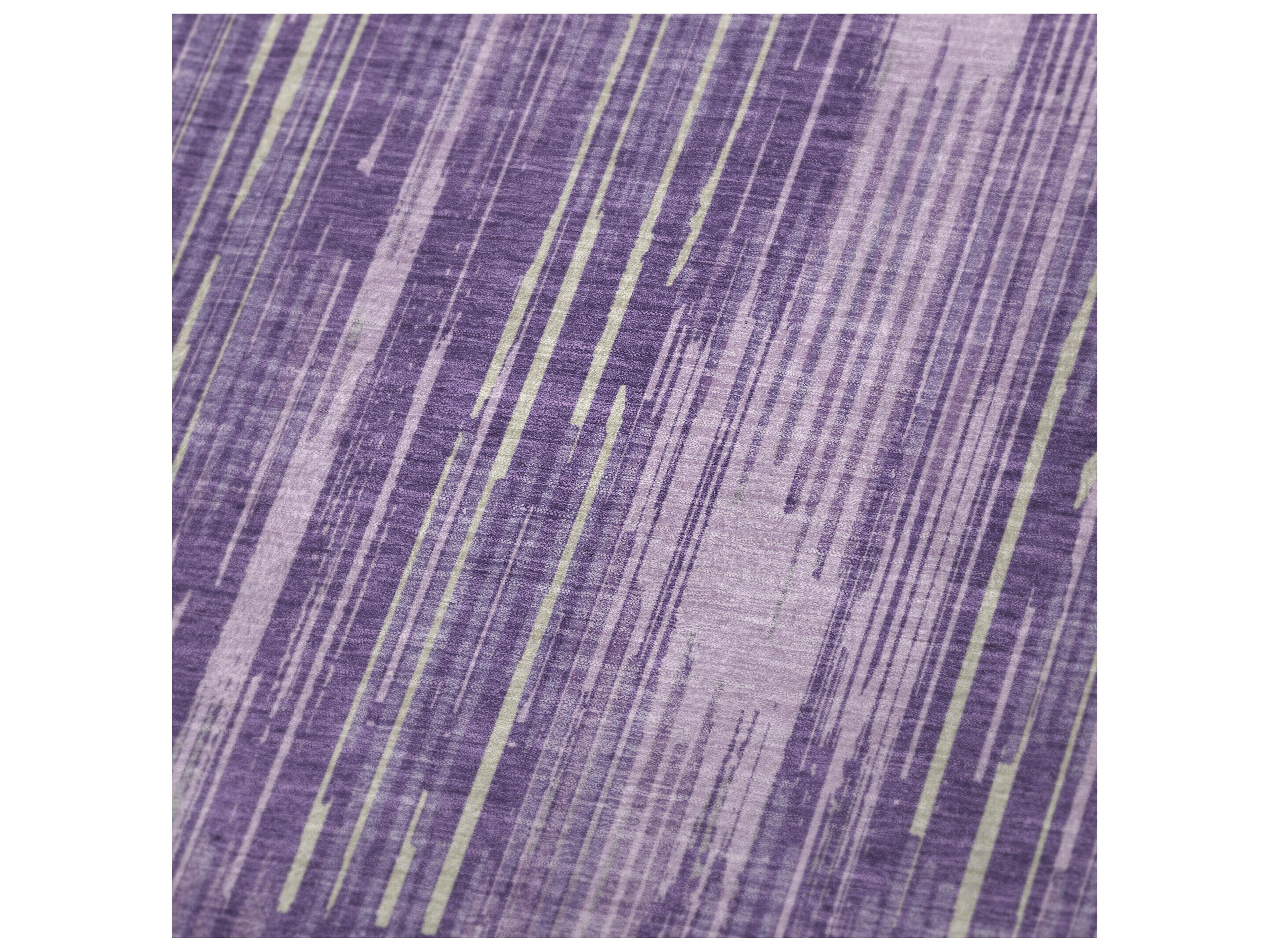 Dalyn Sherpa Purple Polyester Throw