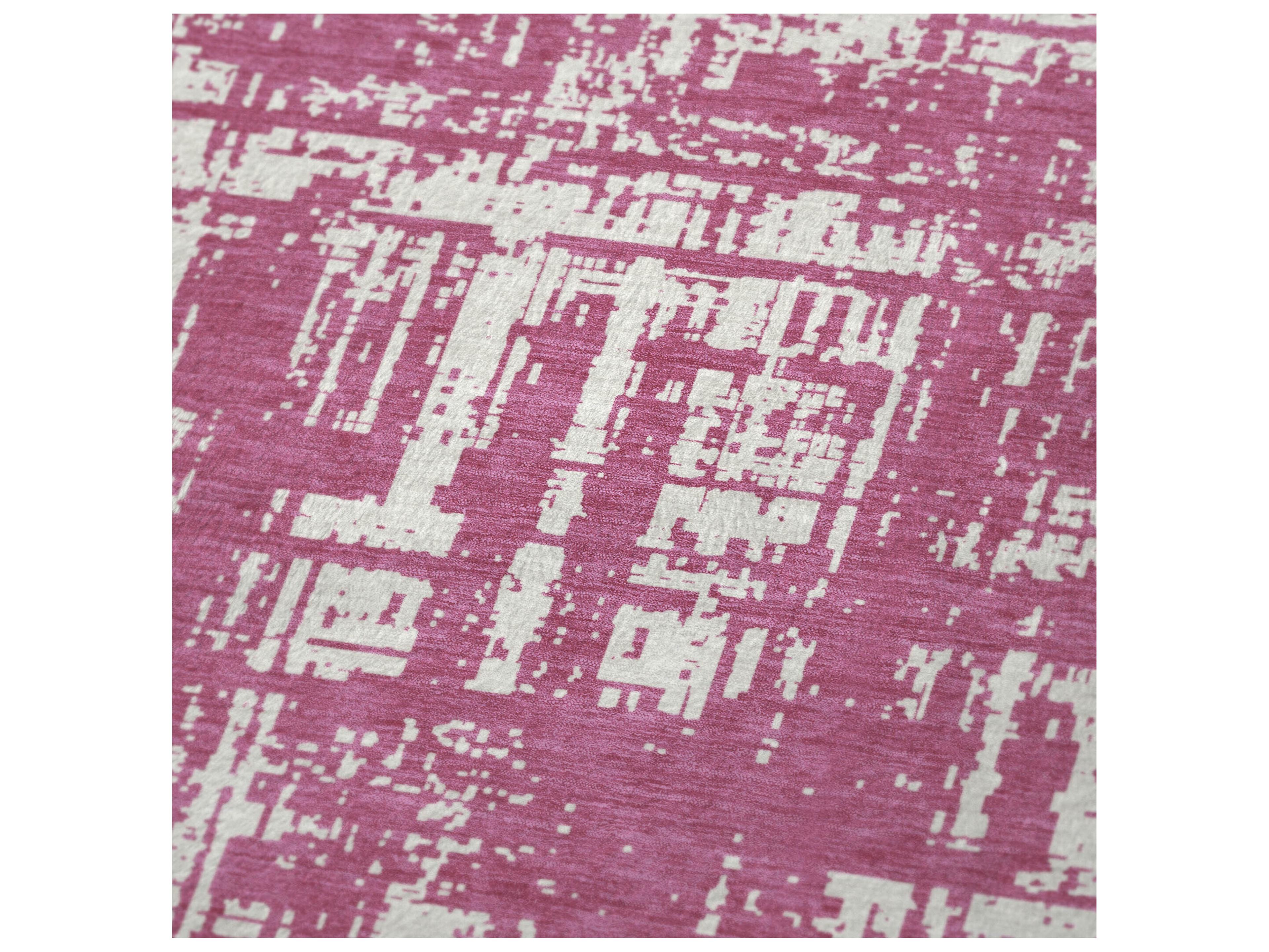 Dalyn Sherpa Pink Polyester Throw