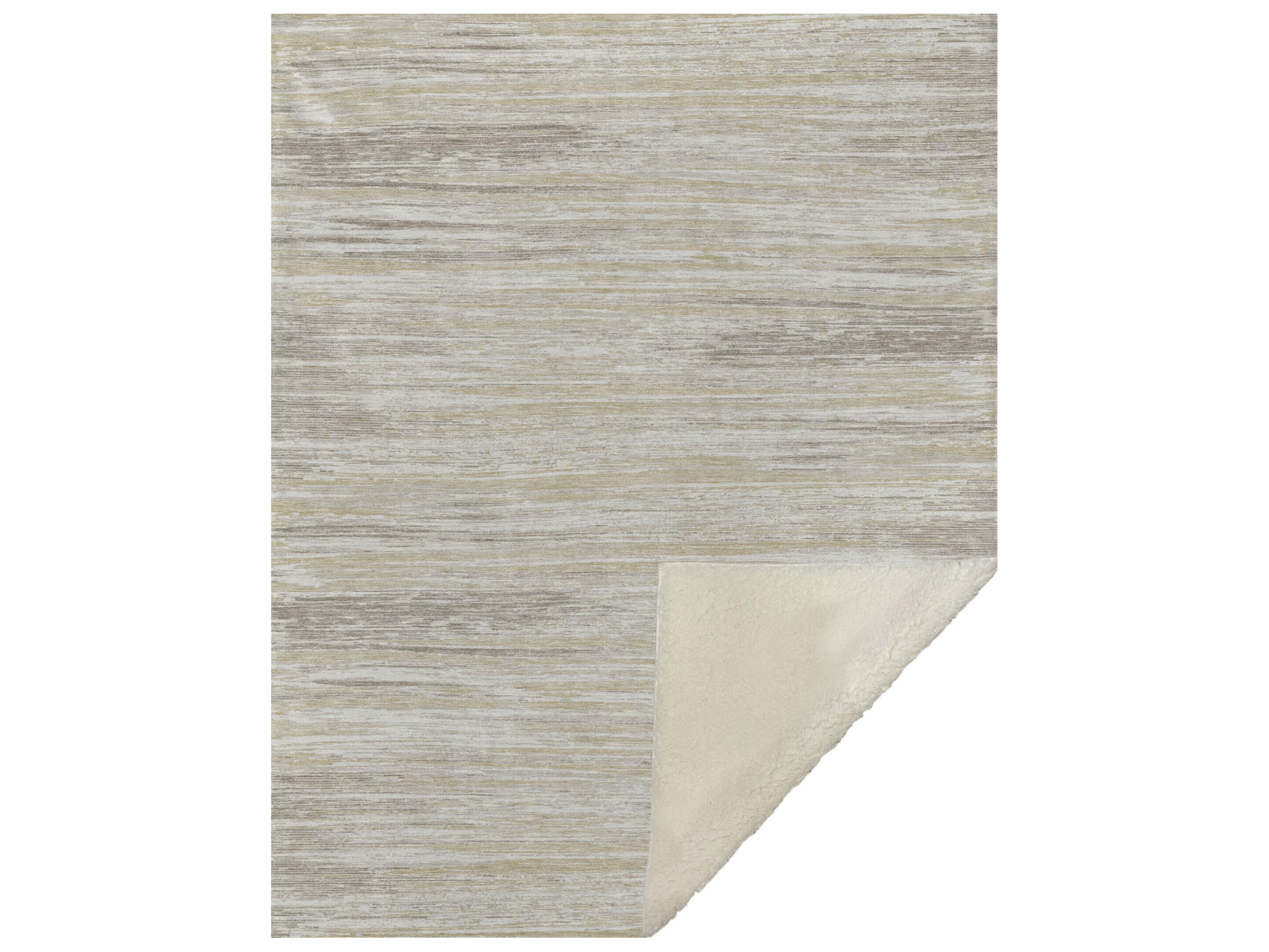 Sherpa Brown Polyester Throw