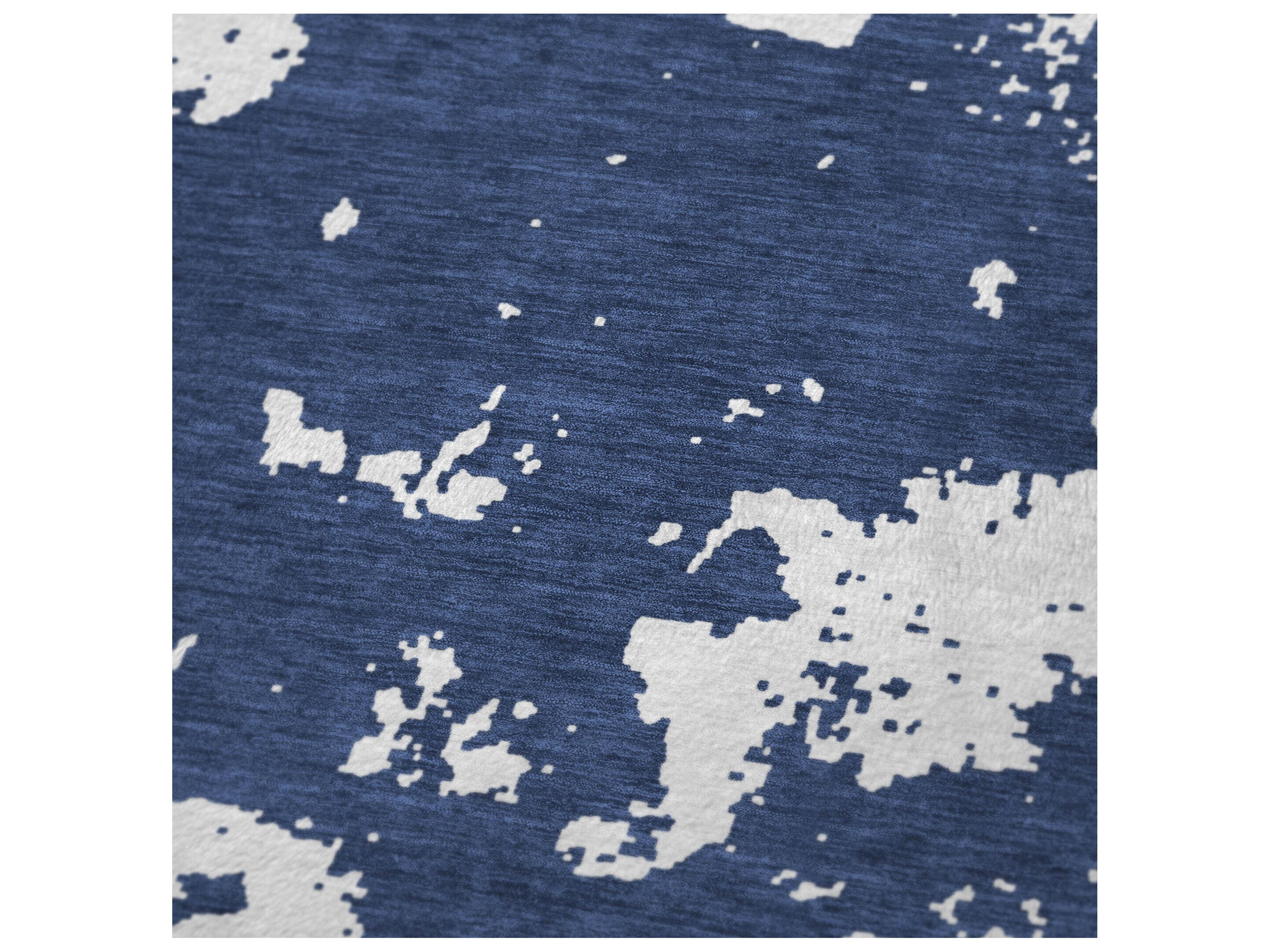 Dalyn Sherpa Blue Polyester Throw