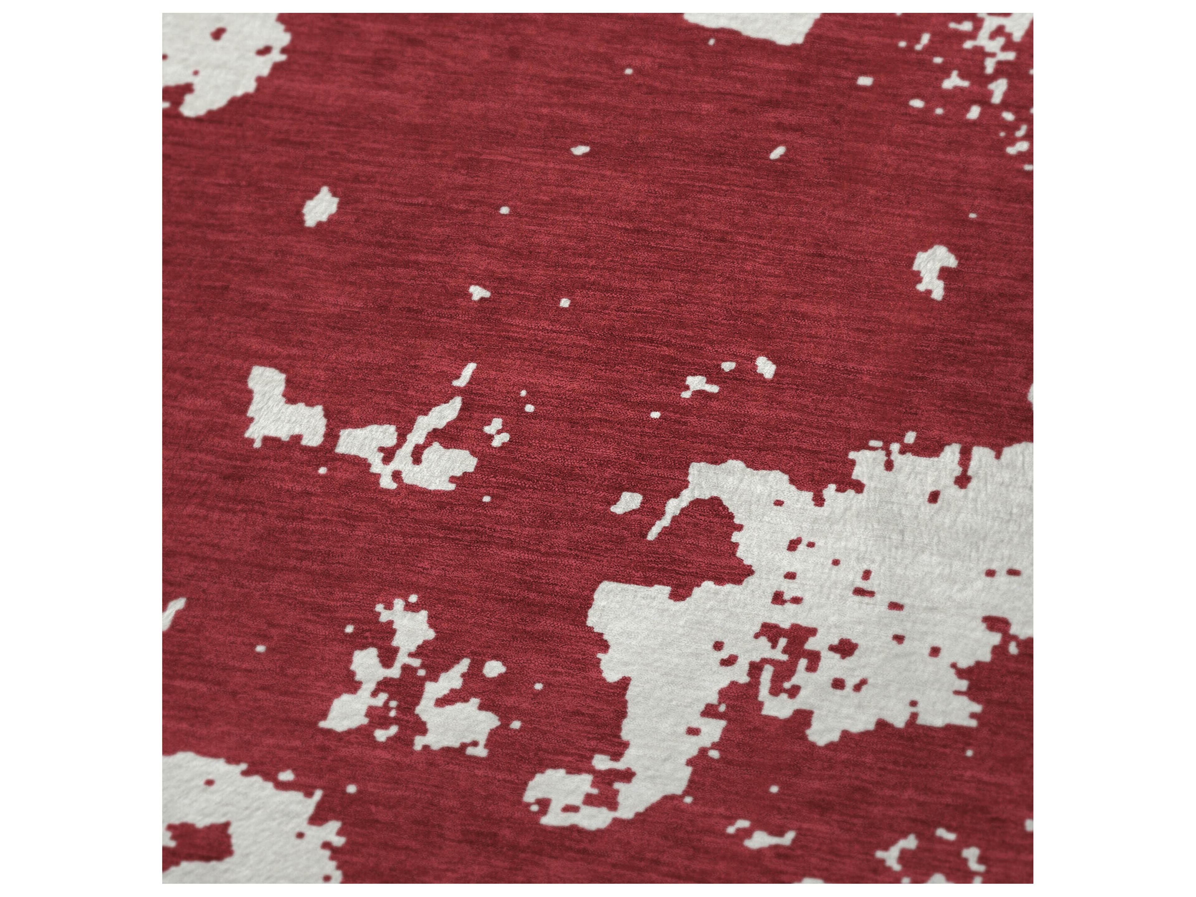 Dalyn Sherpa Red Polyester Throw