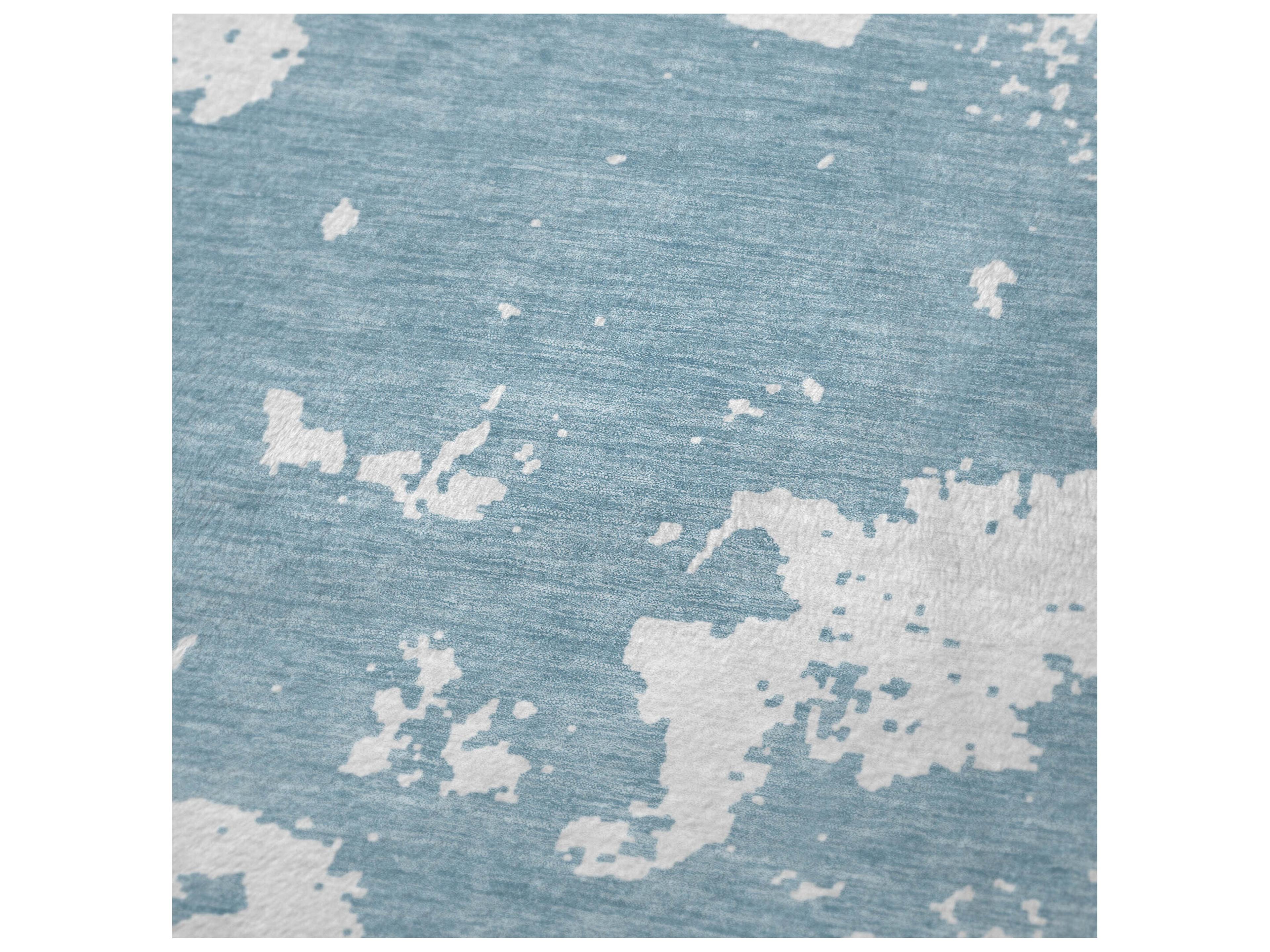 Dalyn Sherpa Blue Polyester Throw