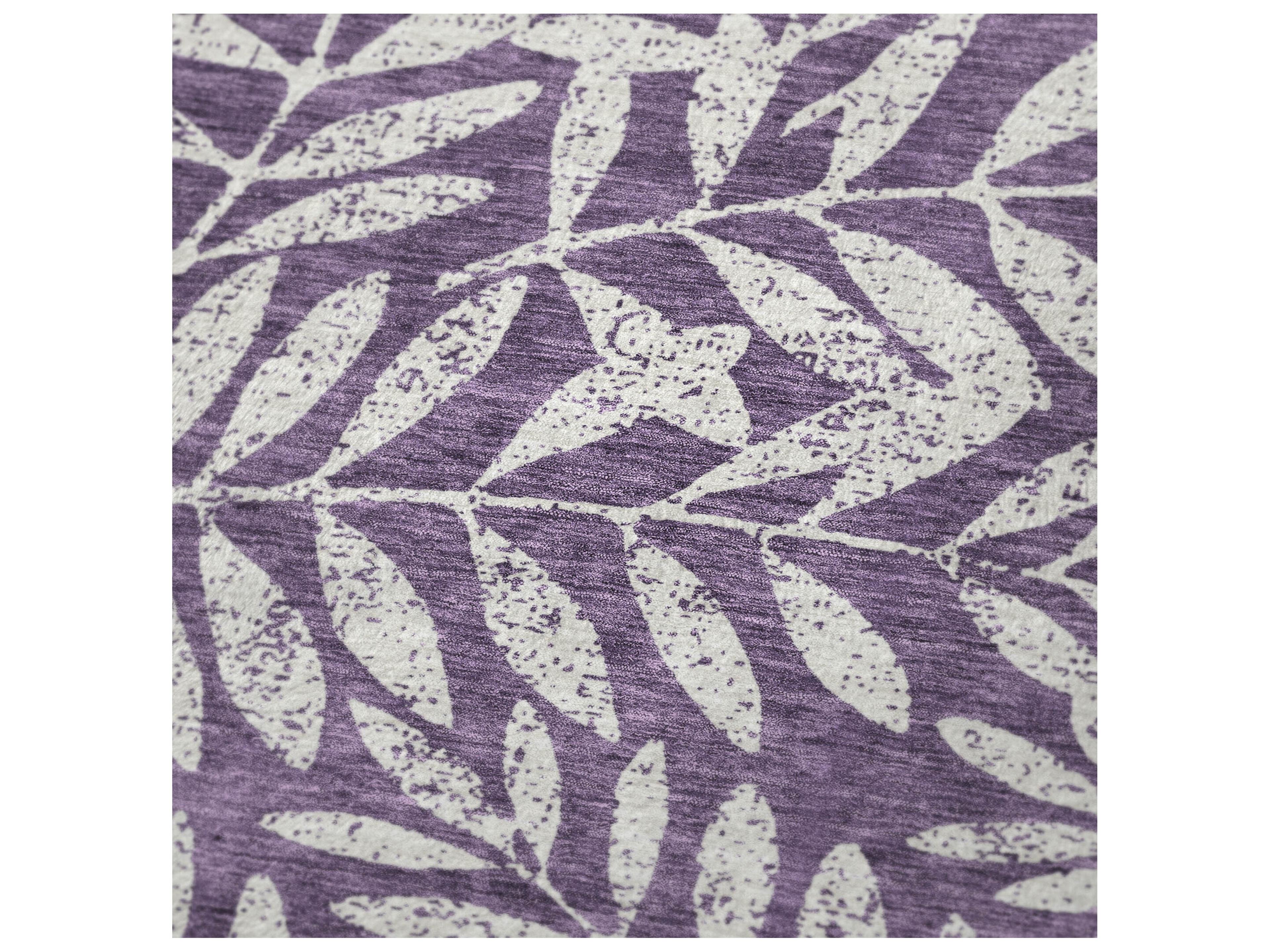 Dalyn Sherpa Purple Polyester Throw