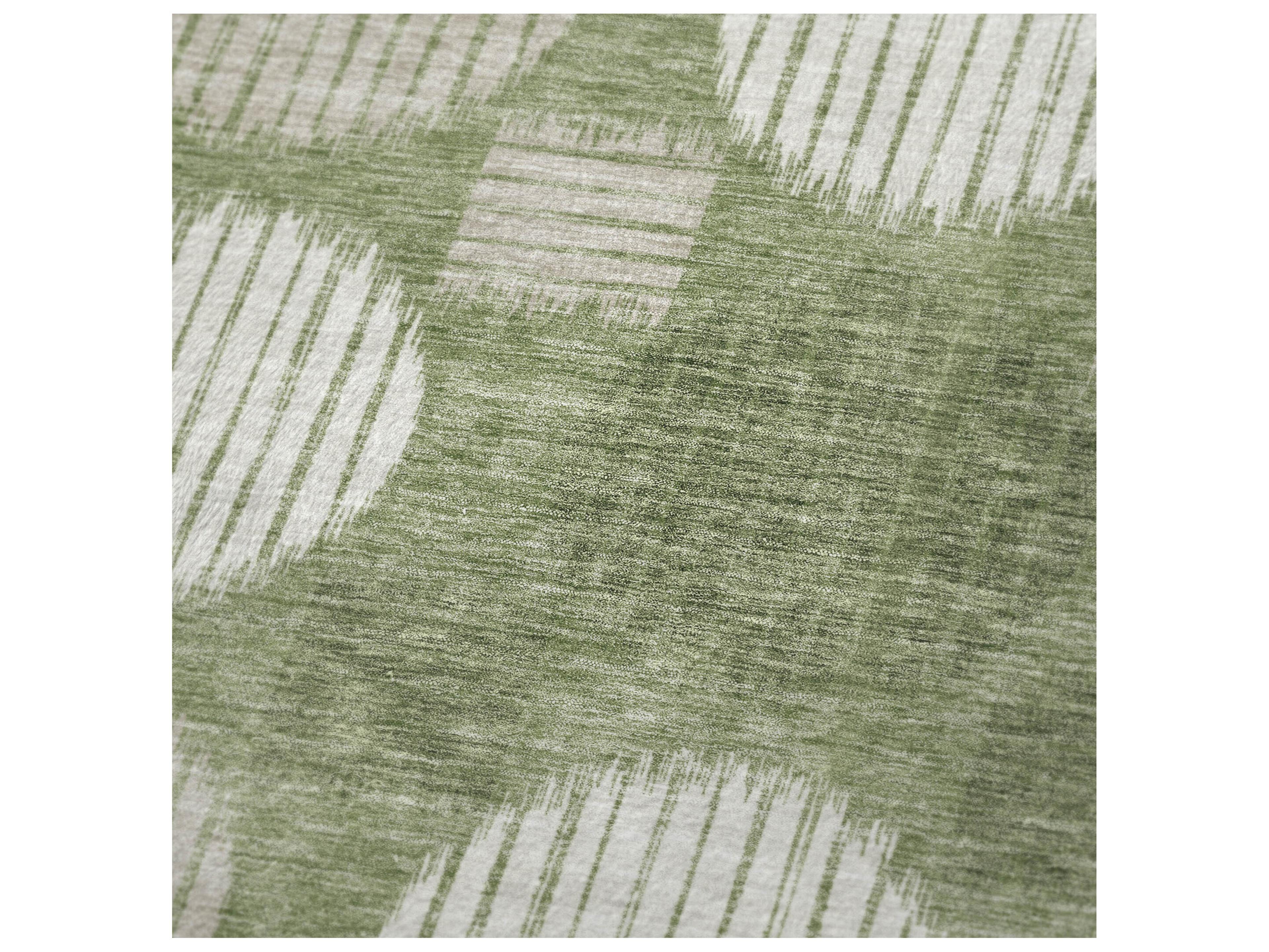 Dalyn Sherpa Green Polyester Throw