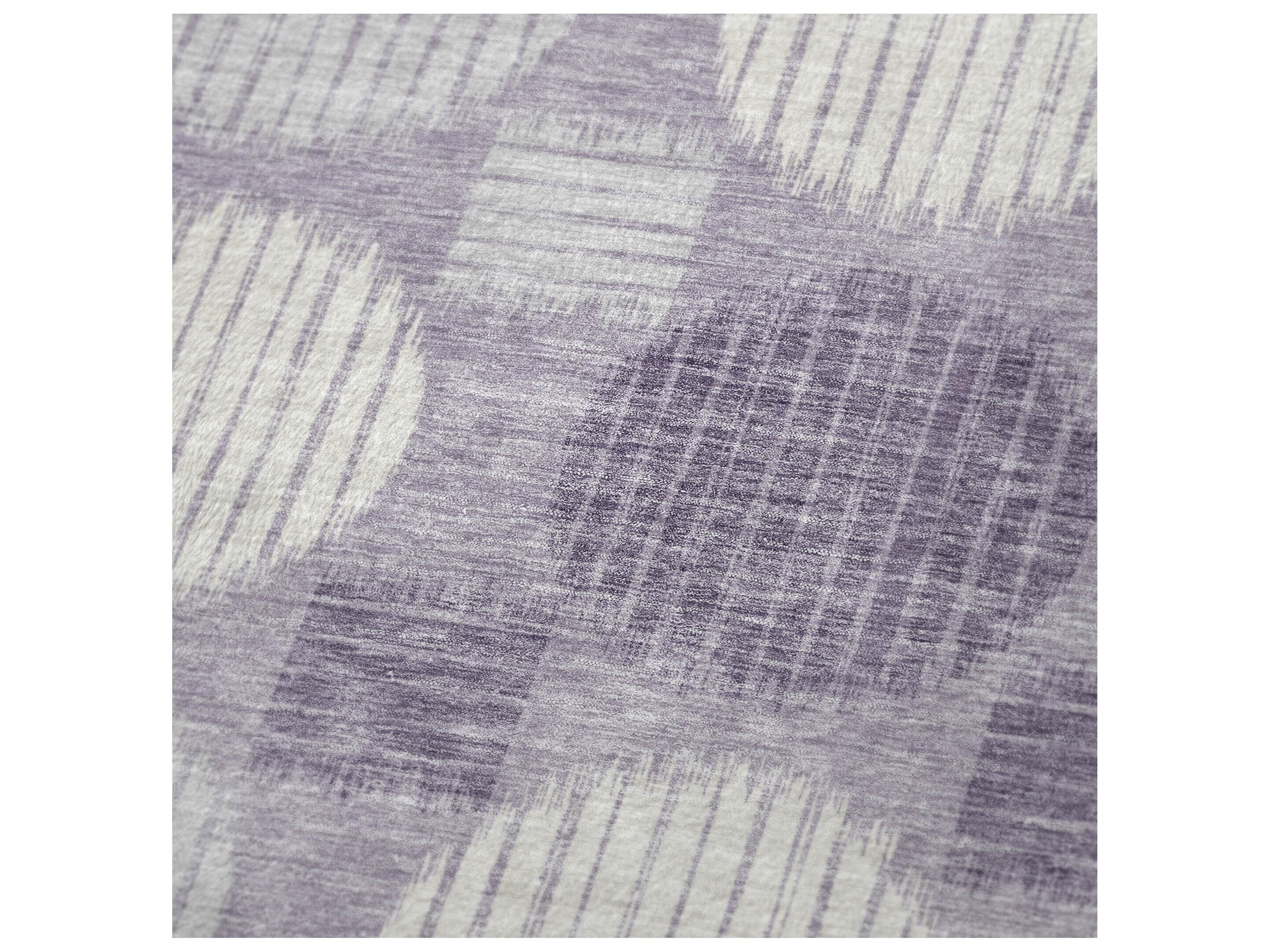 Dalyn Sherpa Purple Polyester Throw