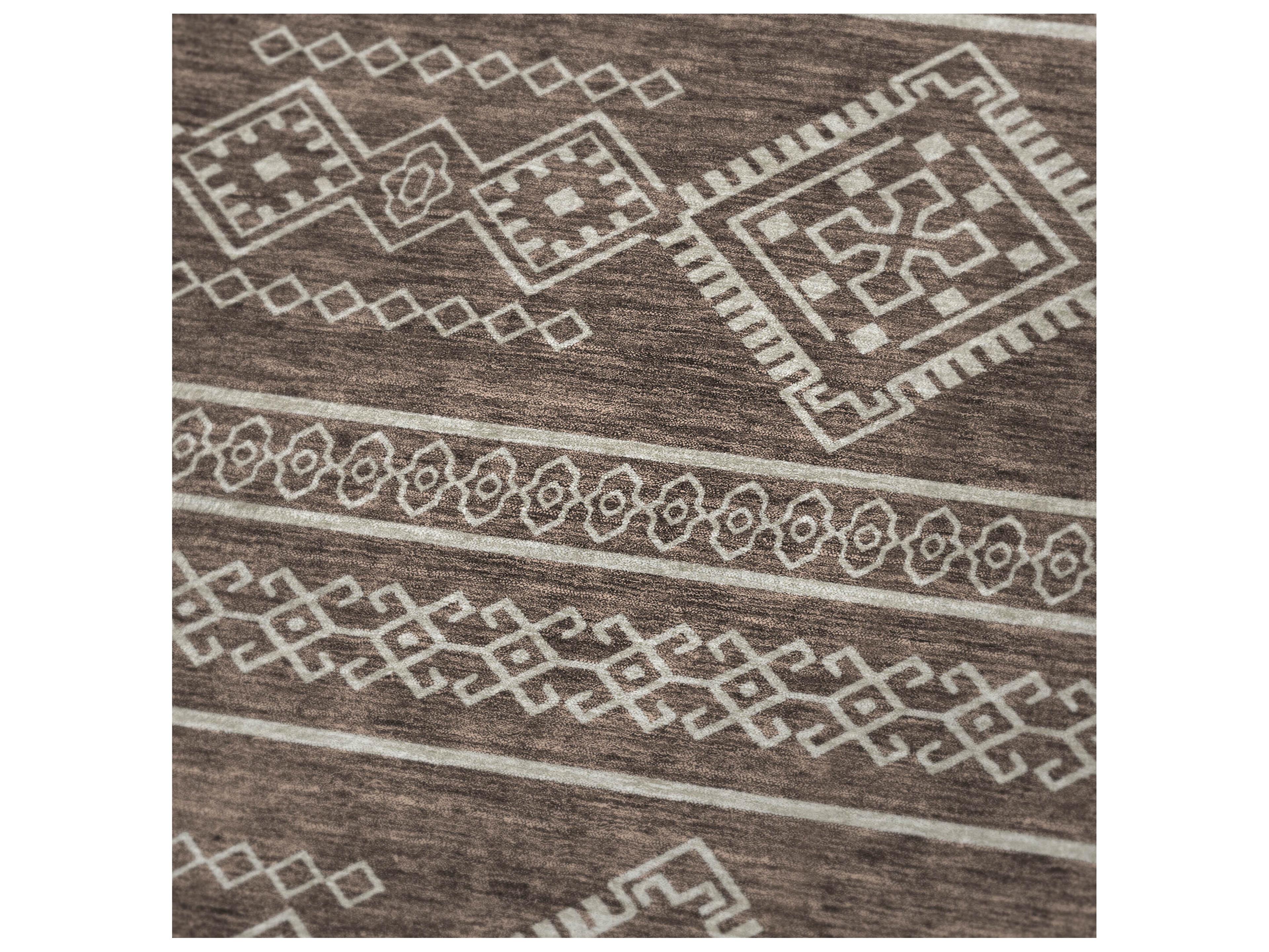 Dalyn Sherpa Brown Polyester Throw