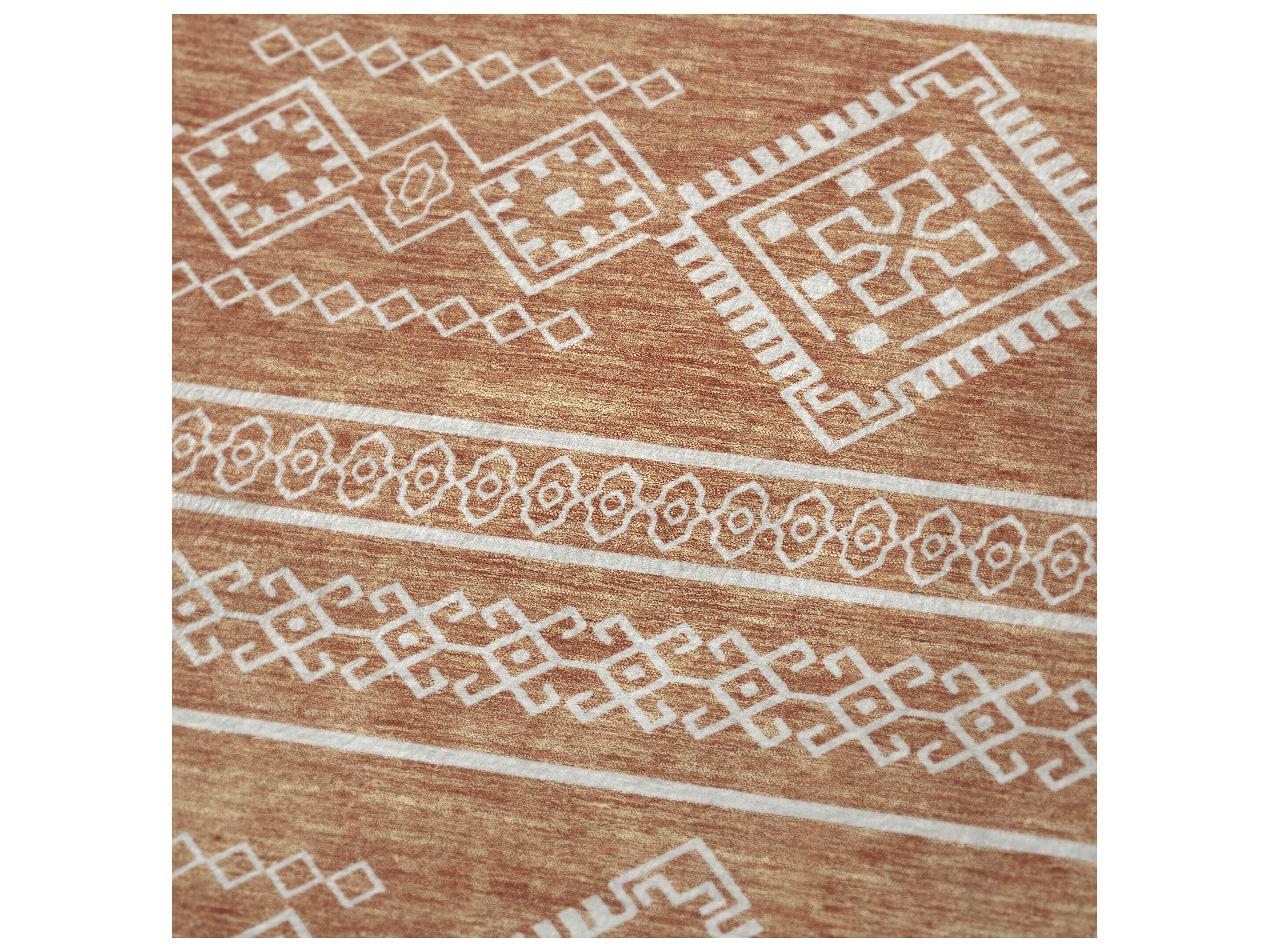 Dalyn Sherpa Orange Polyester Throw