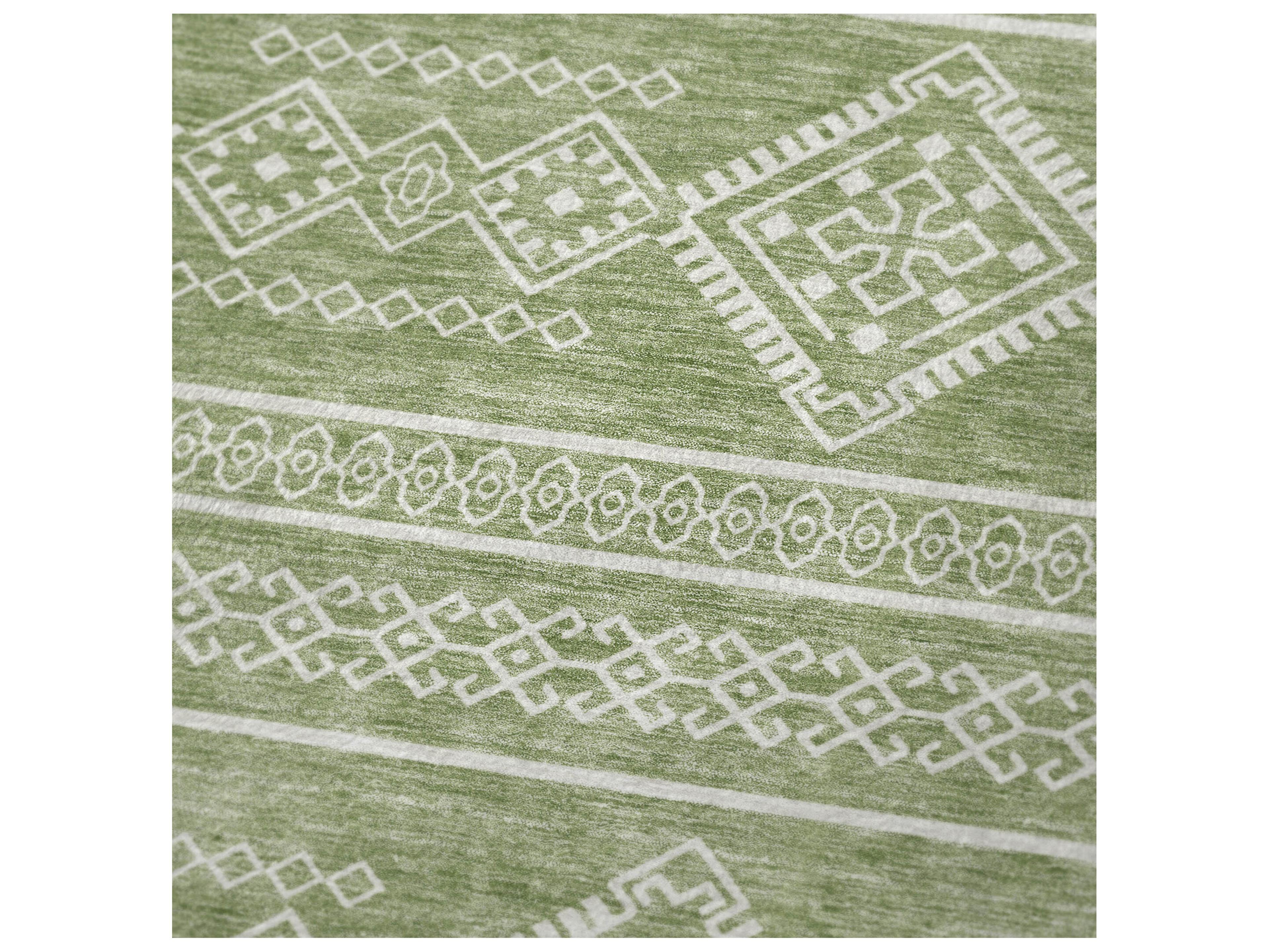 Dalyn Sherpa Green Polyester Throw