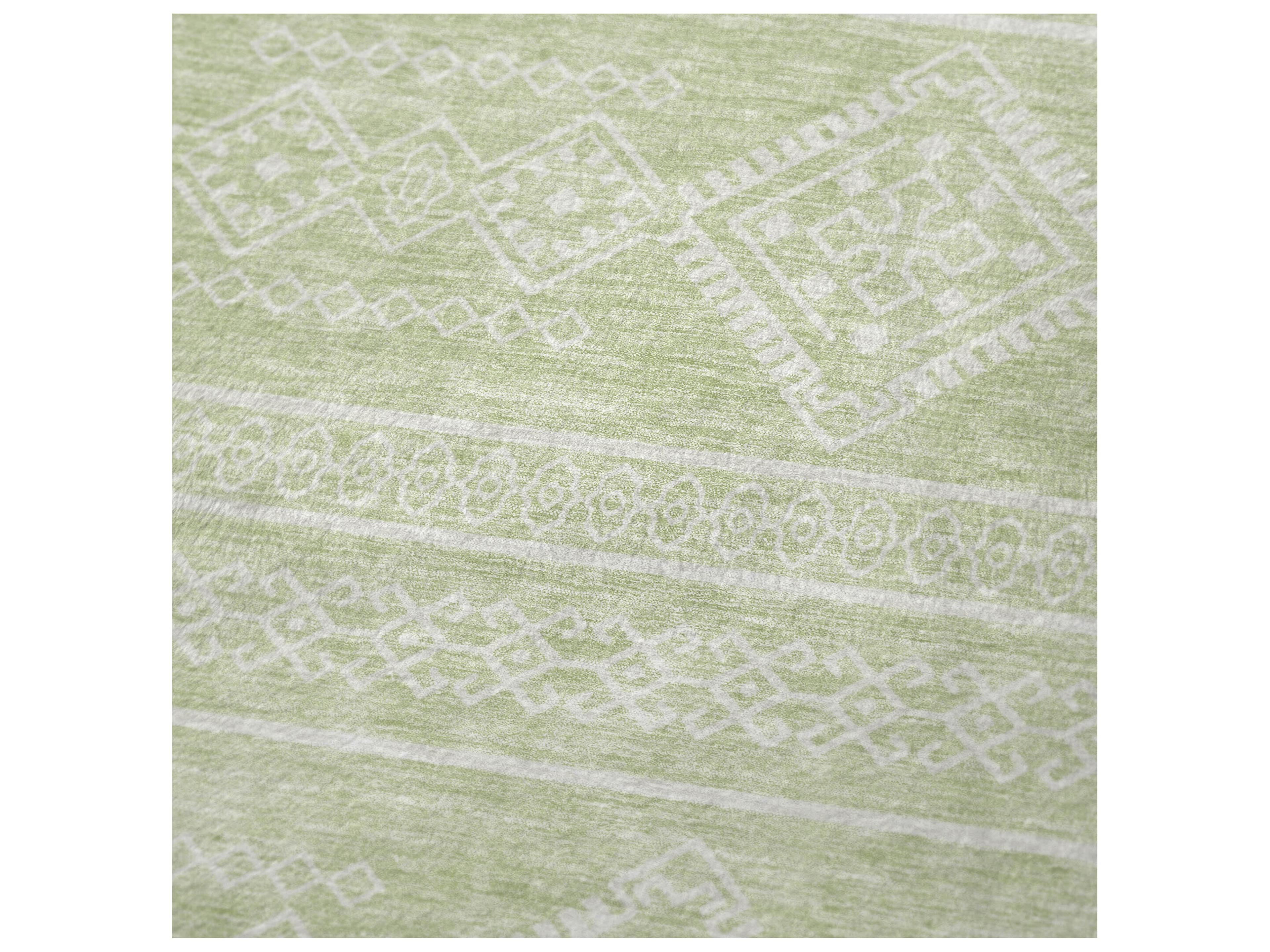 Dalyn Sherpa Green Polyester Throw