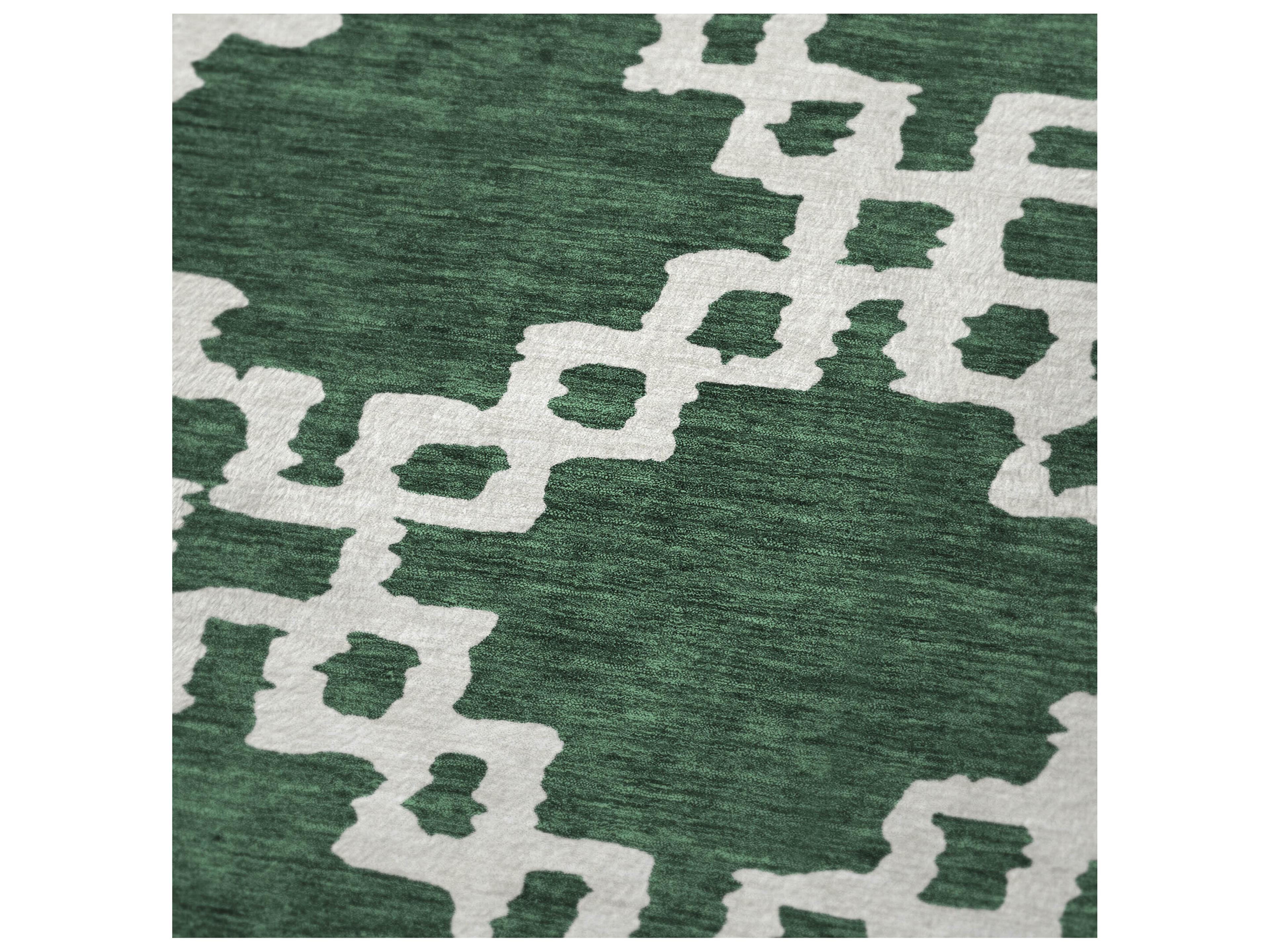 Dalyn Sherpa Green Polyester Throw