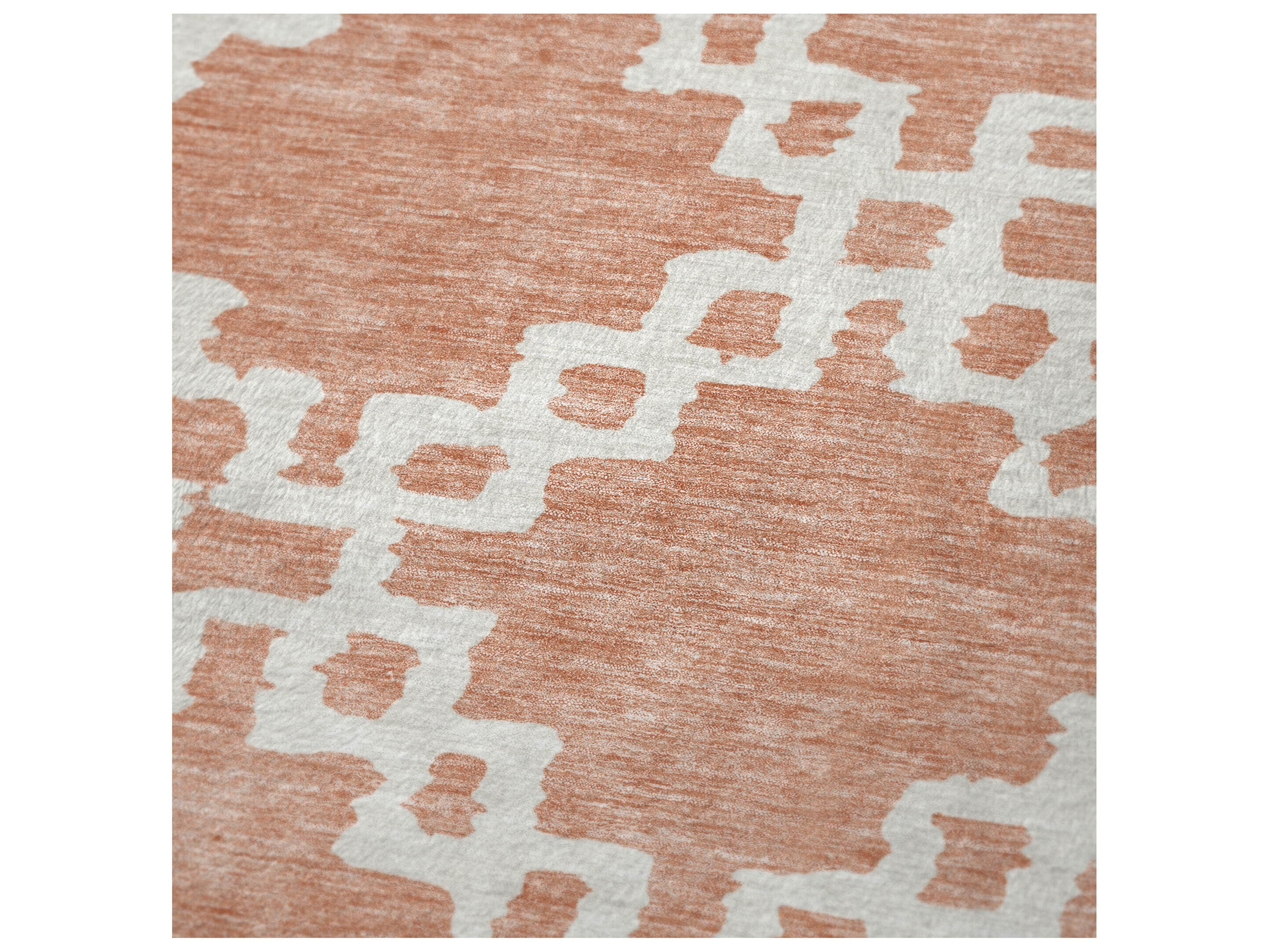 Dalyn Sherpa Orange Polyester Throw