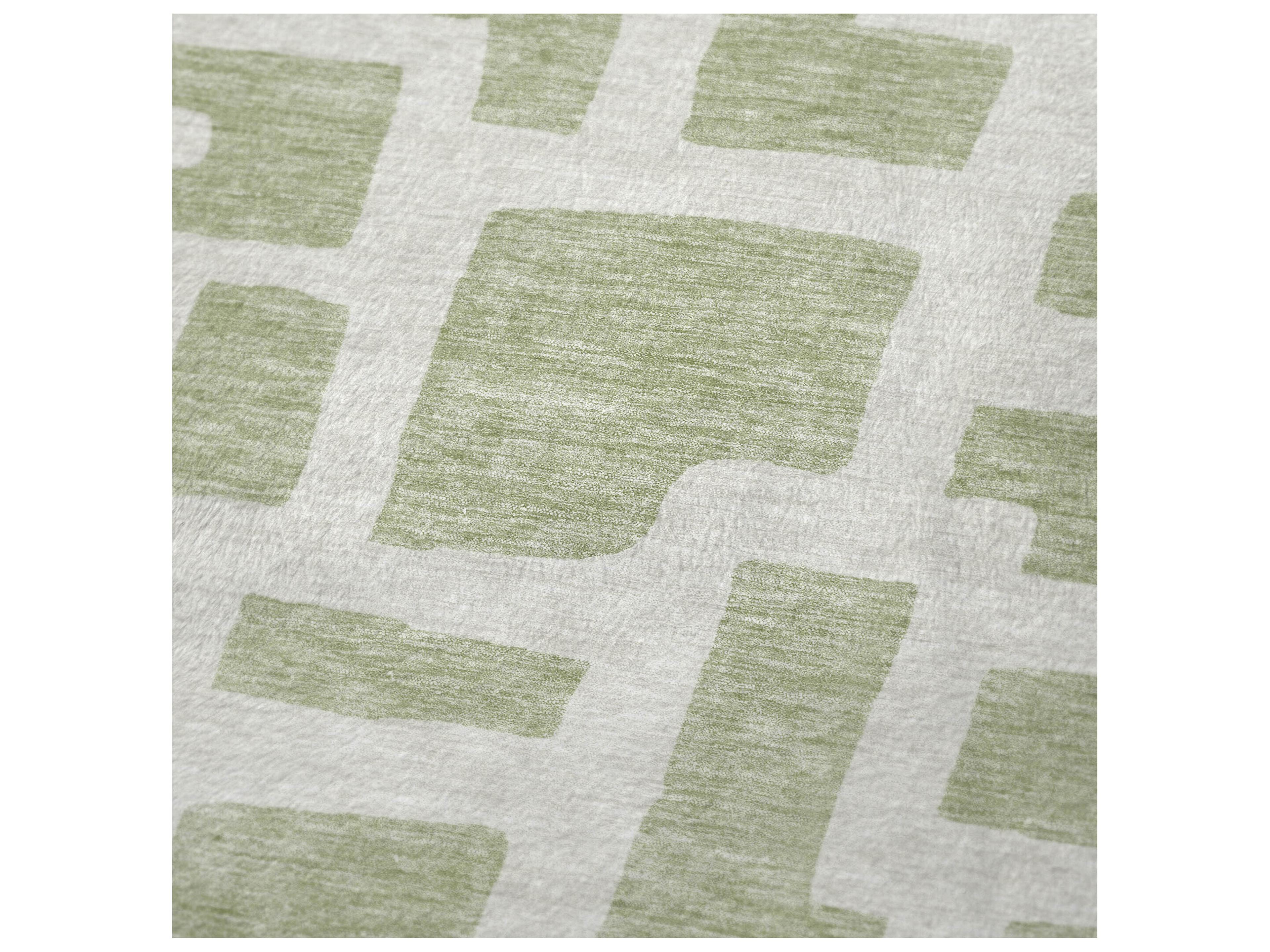 Dalyn Sherpa Green Polyester Throw