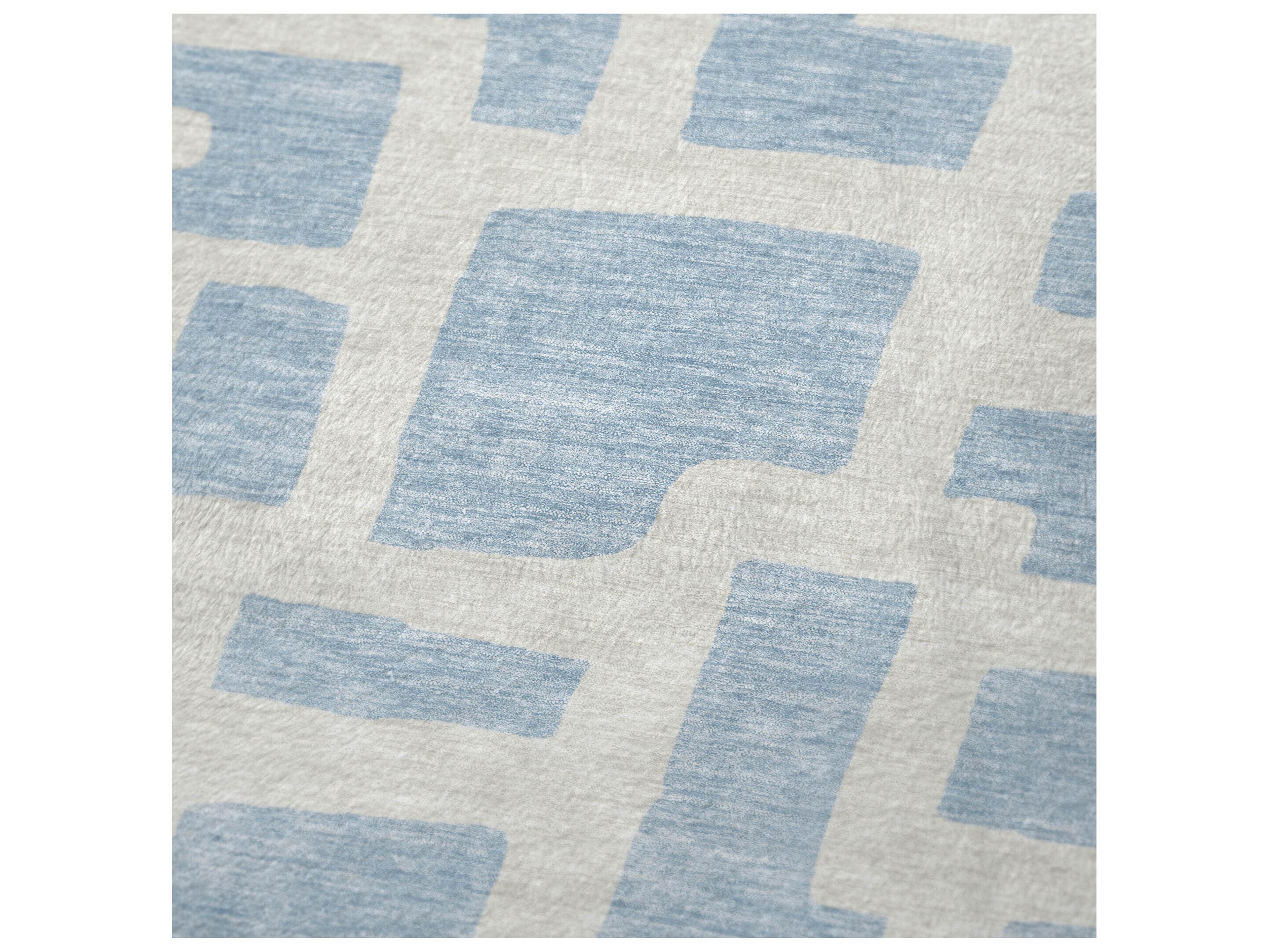 Dalyn Sherpa Blue Polyester Throw