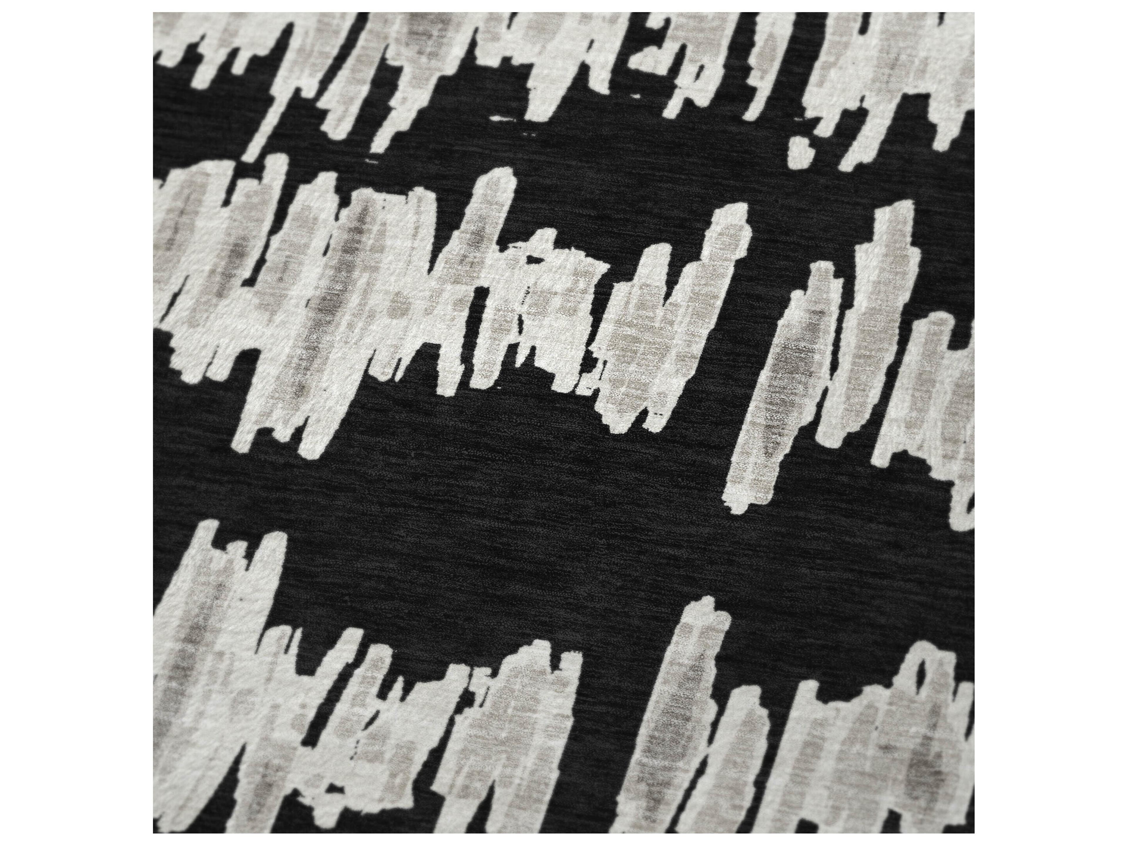 Dalyn Sherpa Black Polyester Throw