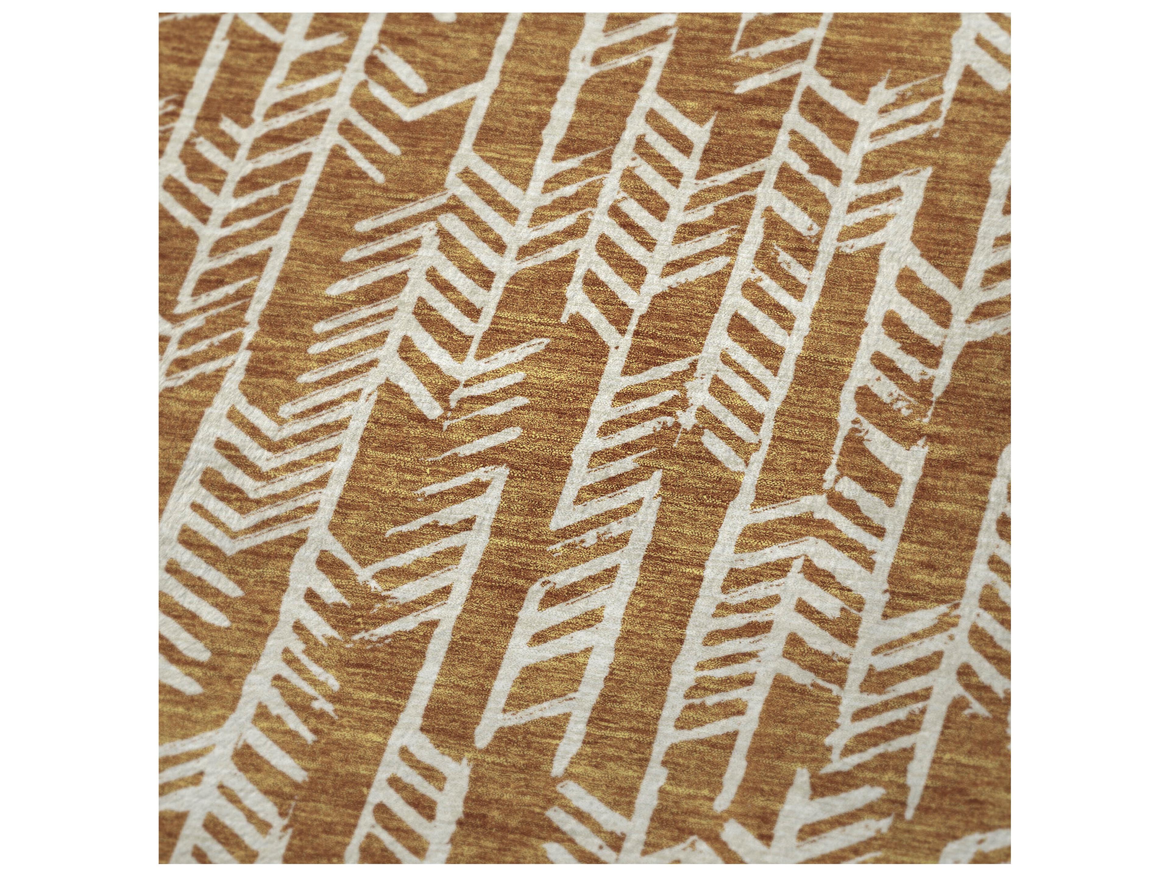 Dalyn Sherpa Orange Polyester Throw