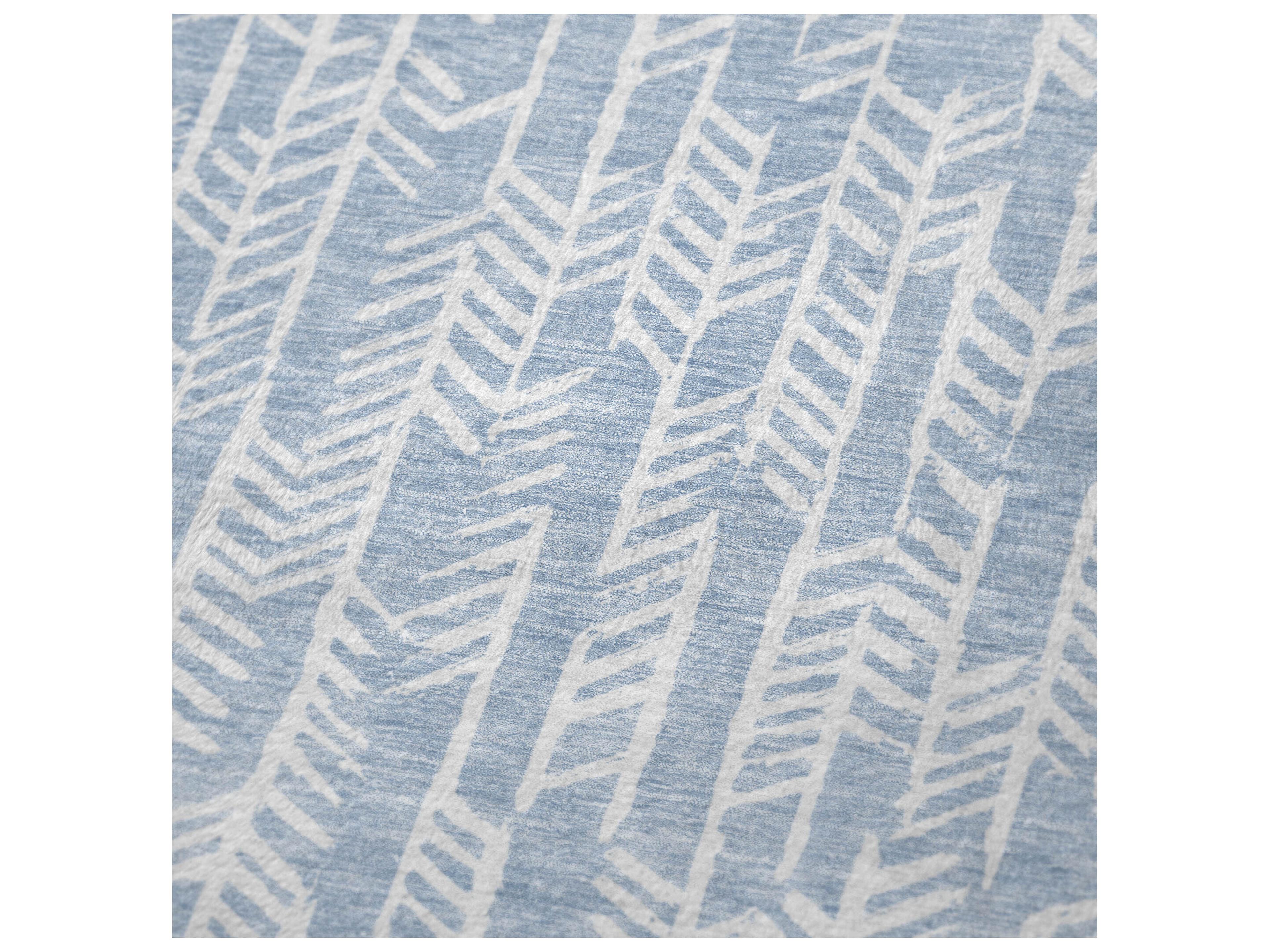 Dalyn Sherpa Blue Polyester Throw