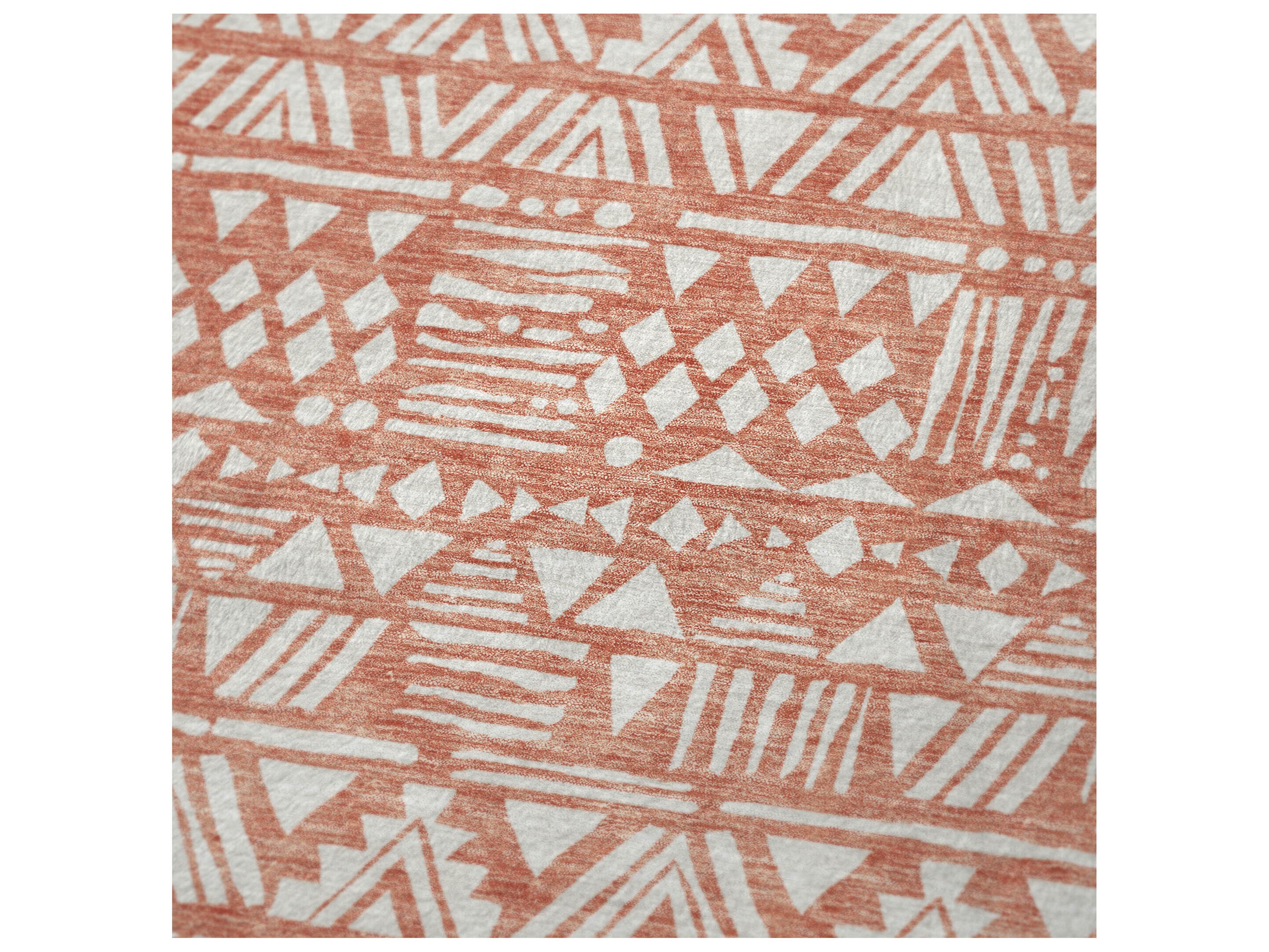 Dalyn Sherpa Orange Polyester Throw