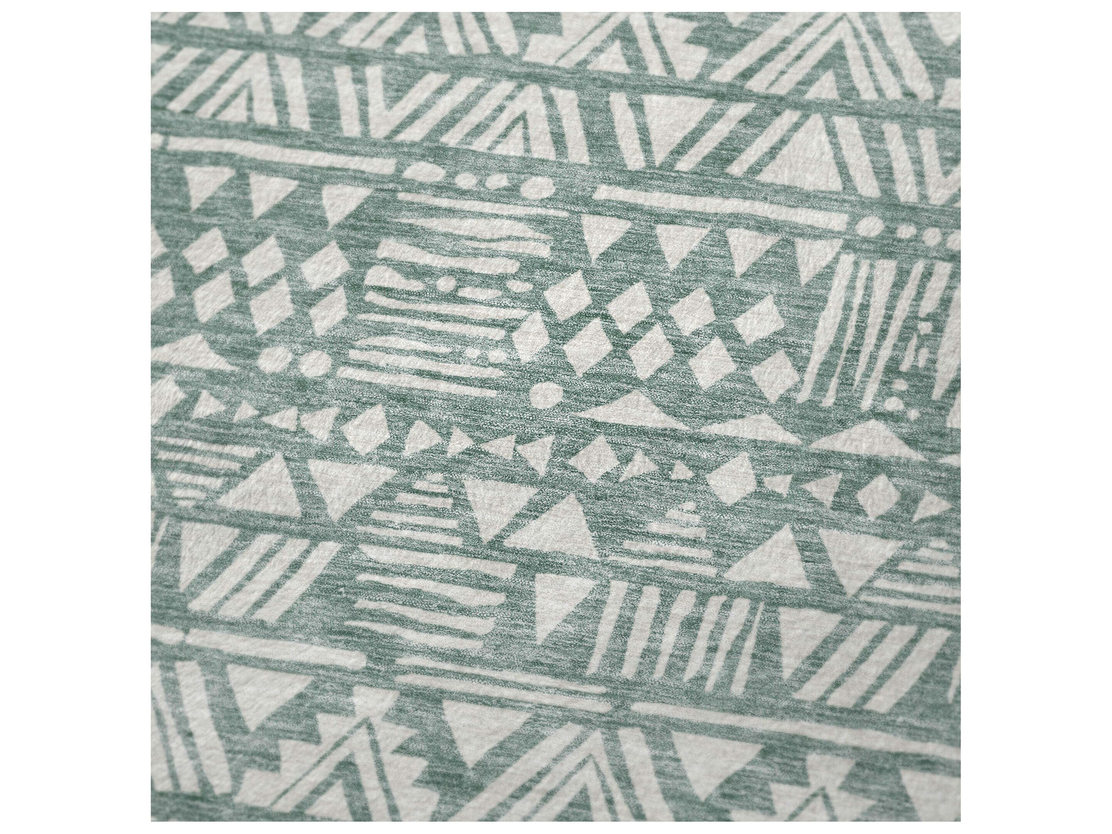 Dalyn Sherpa Green Polyester Throw