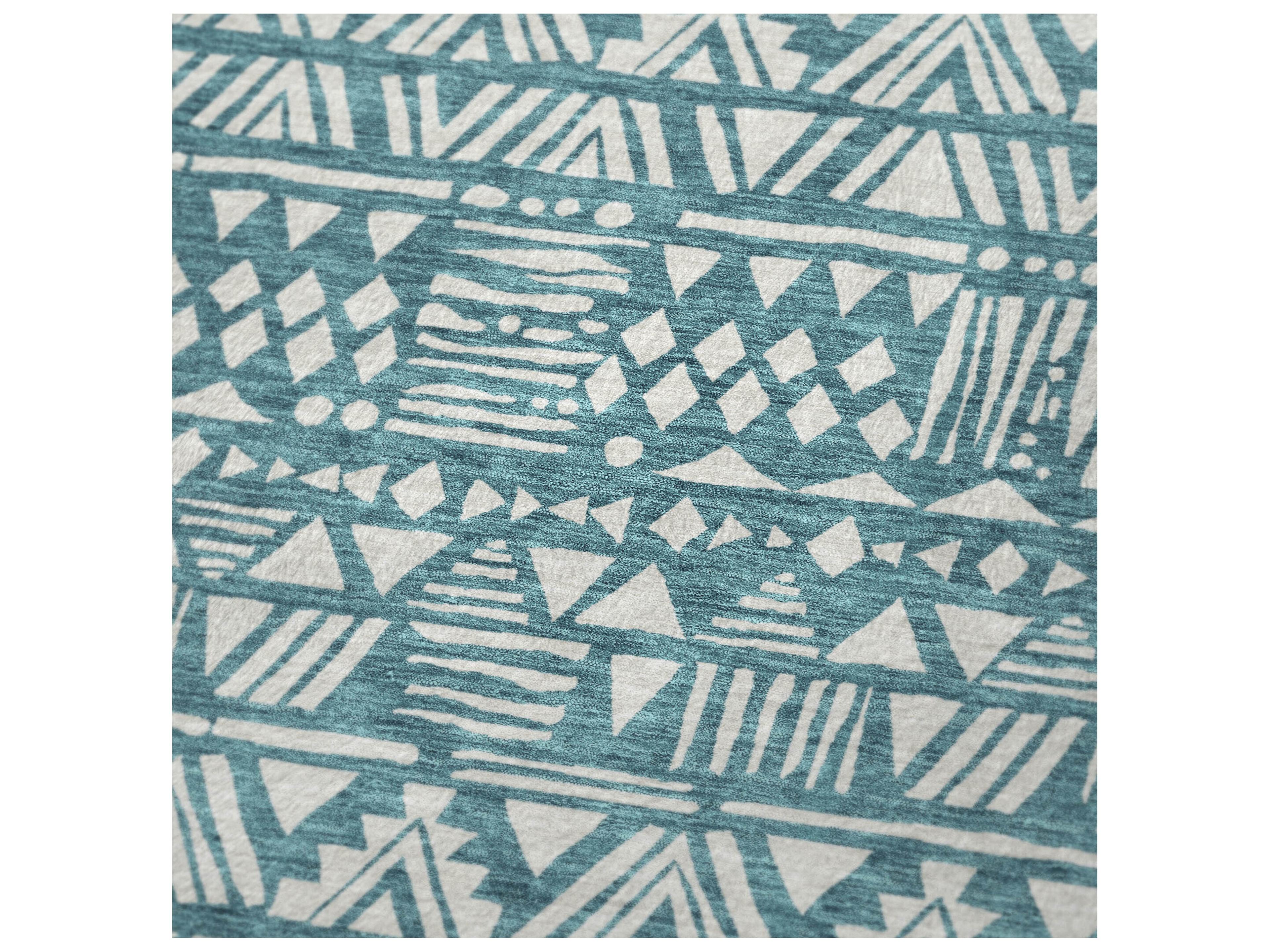 Dalyn Sherpa Teal Polyester Throw
