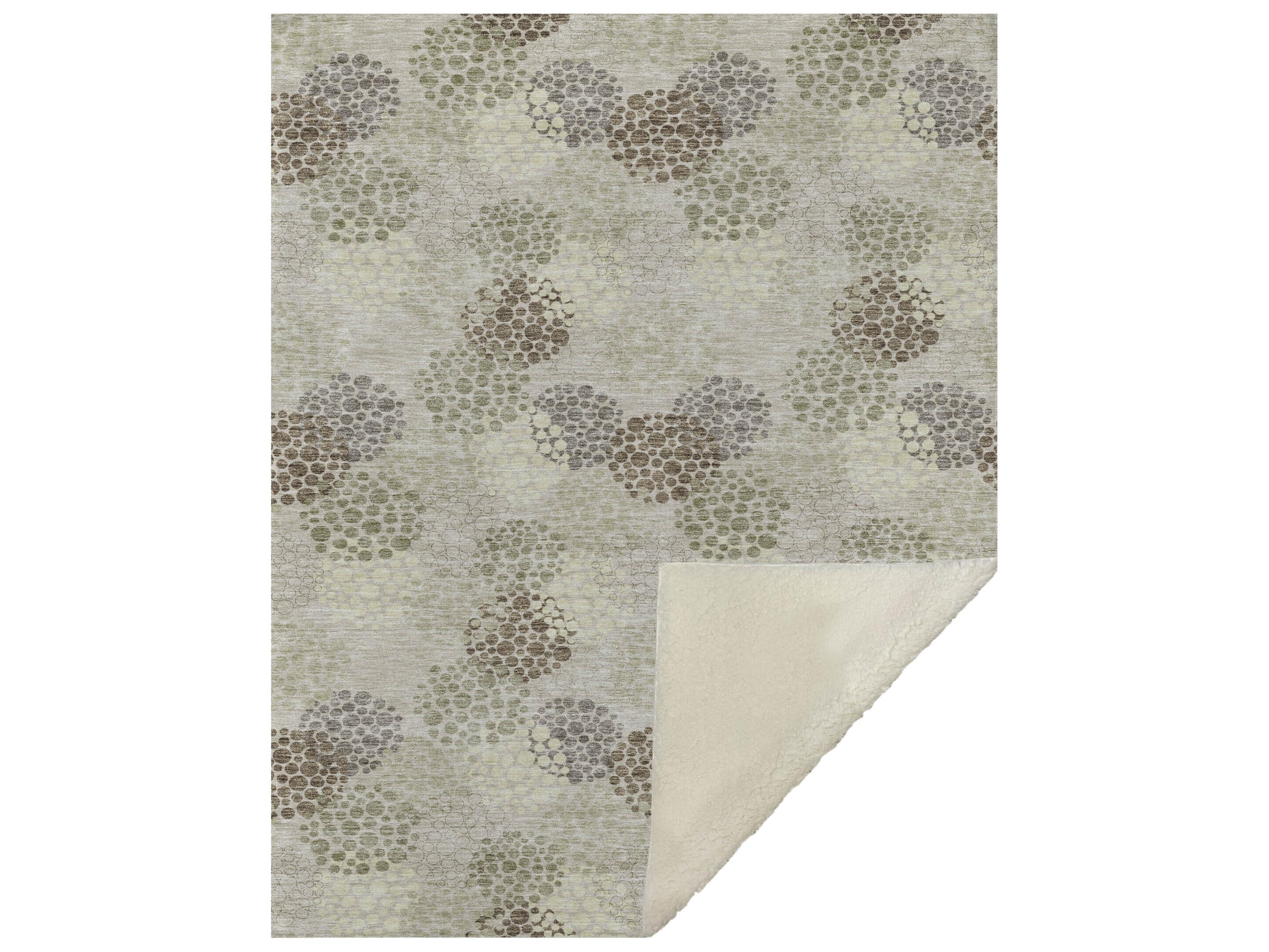 Sherpa Brown Polyester Throw