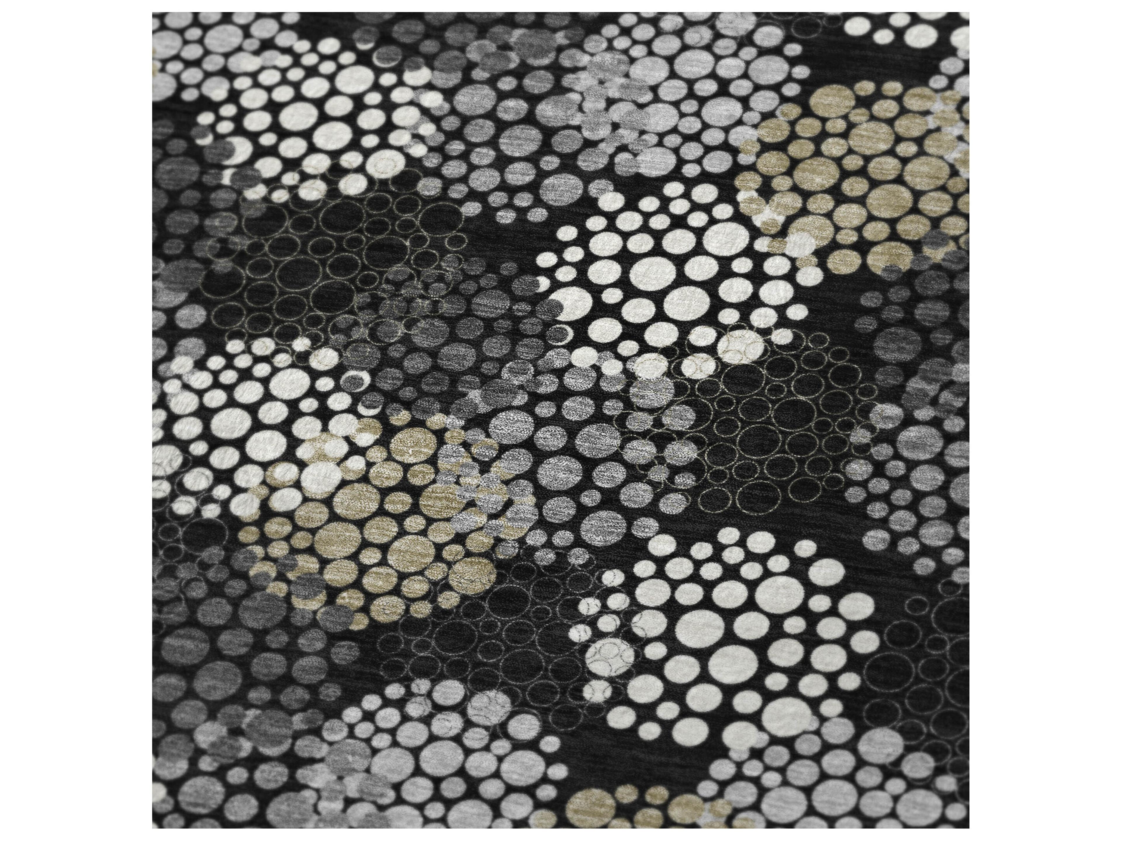 Dalyn Sherpa Black Polyester Throw