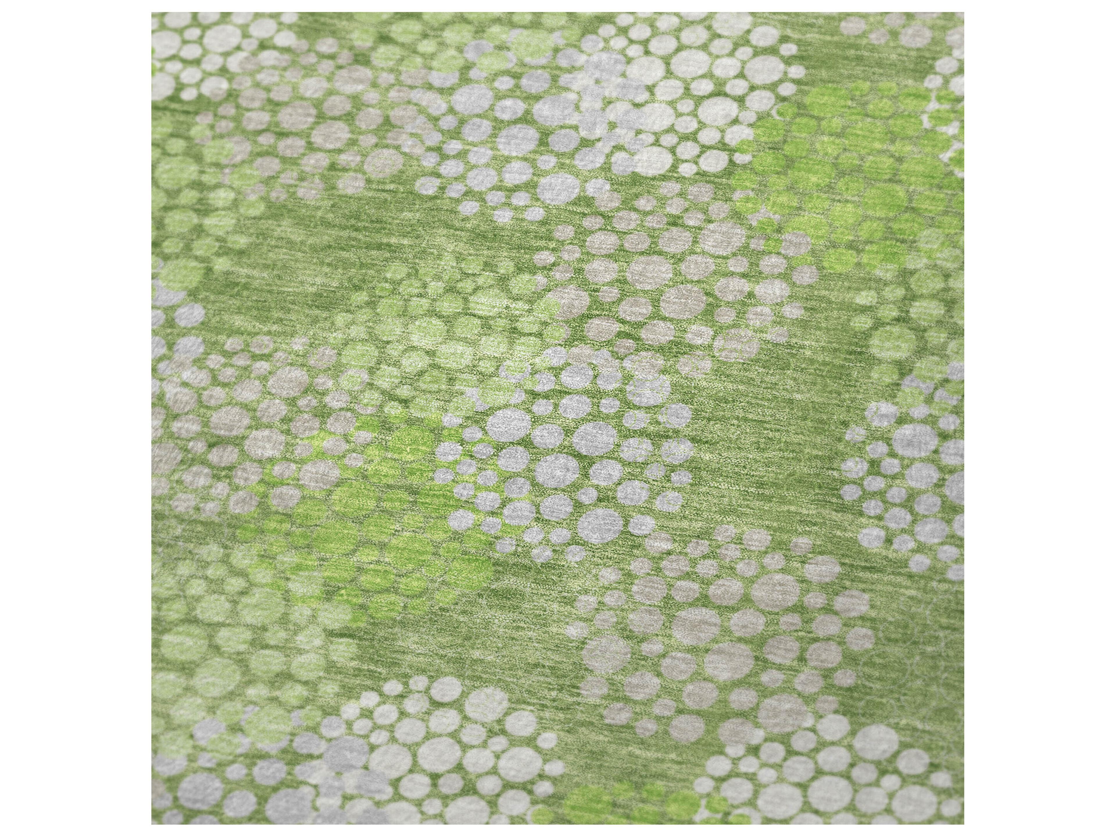 Dalyn Sherpa Green Polyester Throw