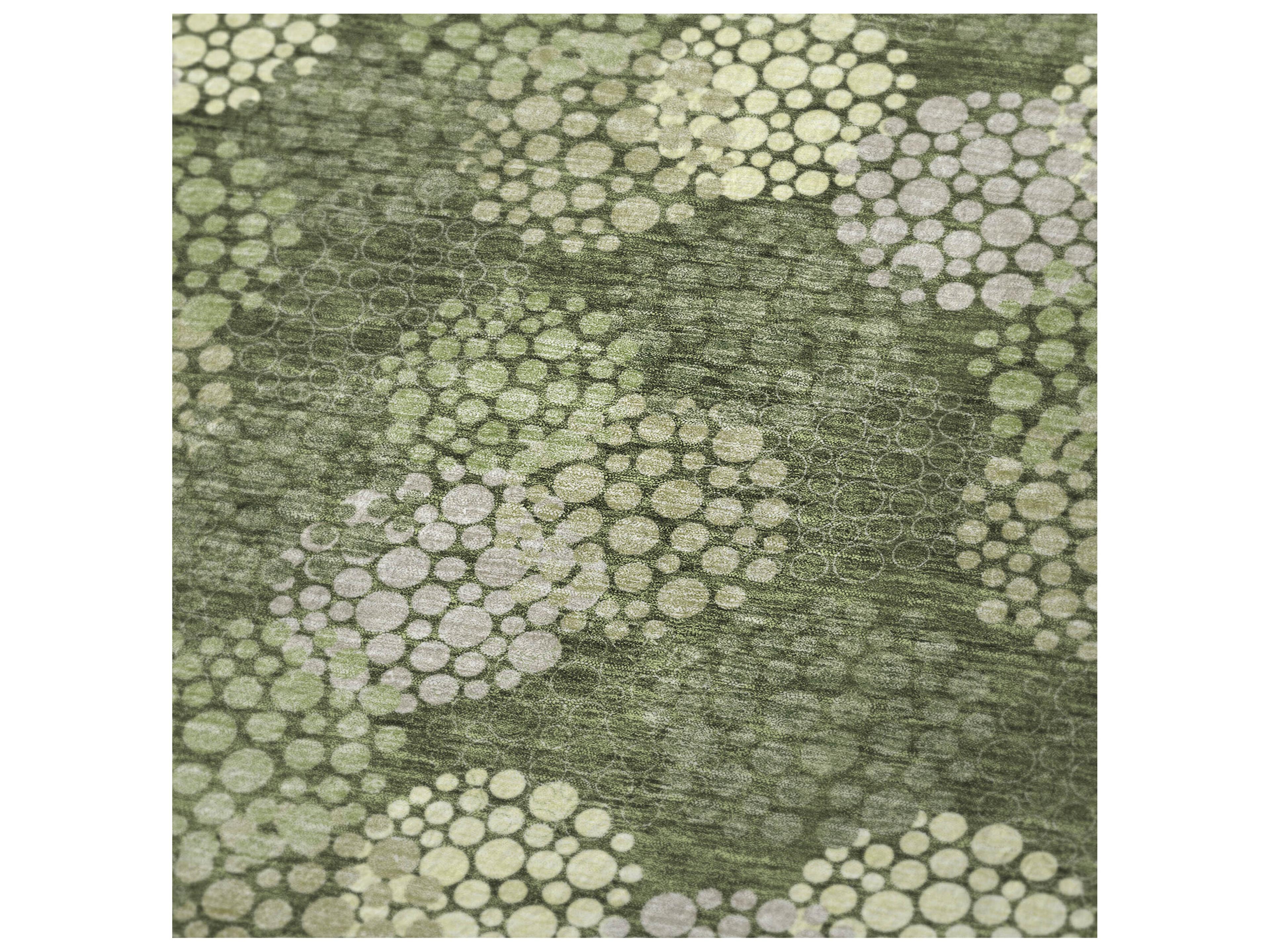 Dalyn Sherpa Green Polyester Throw