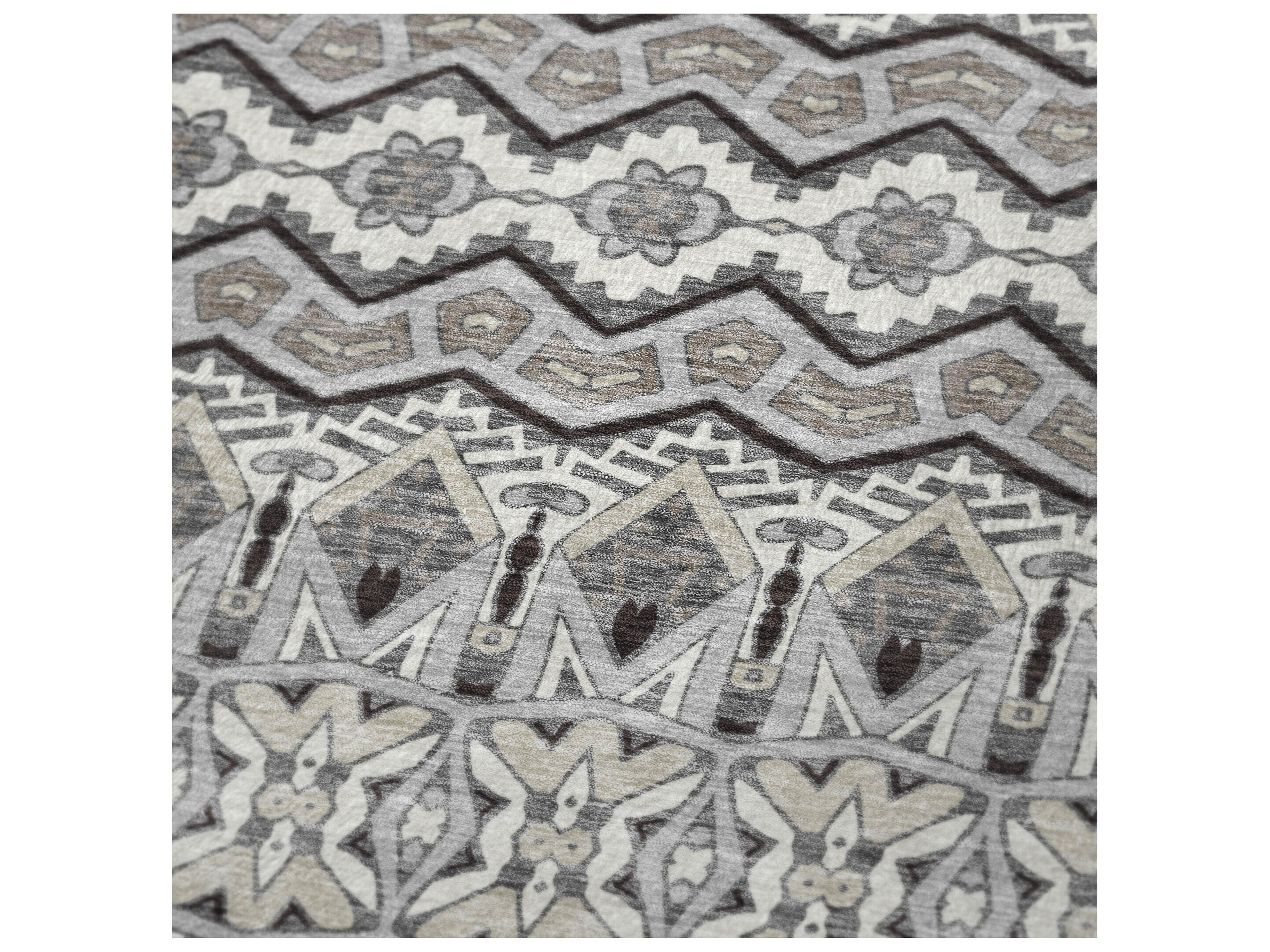 Dalyn Sherpa Gray Polyester Throw