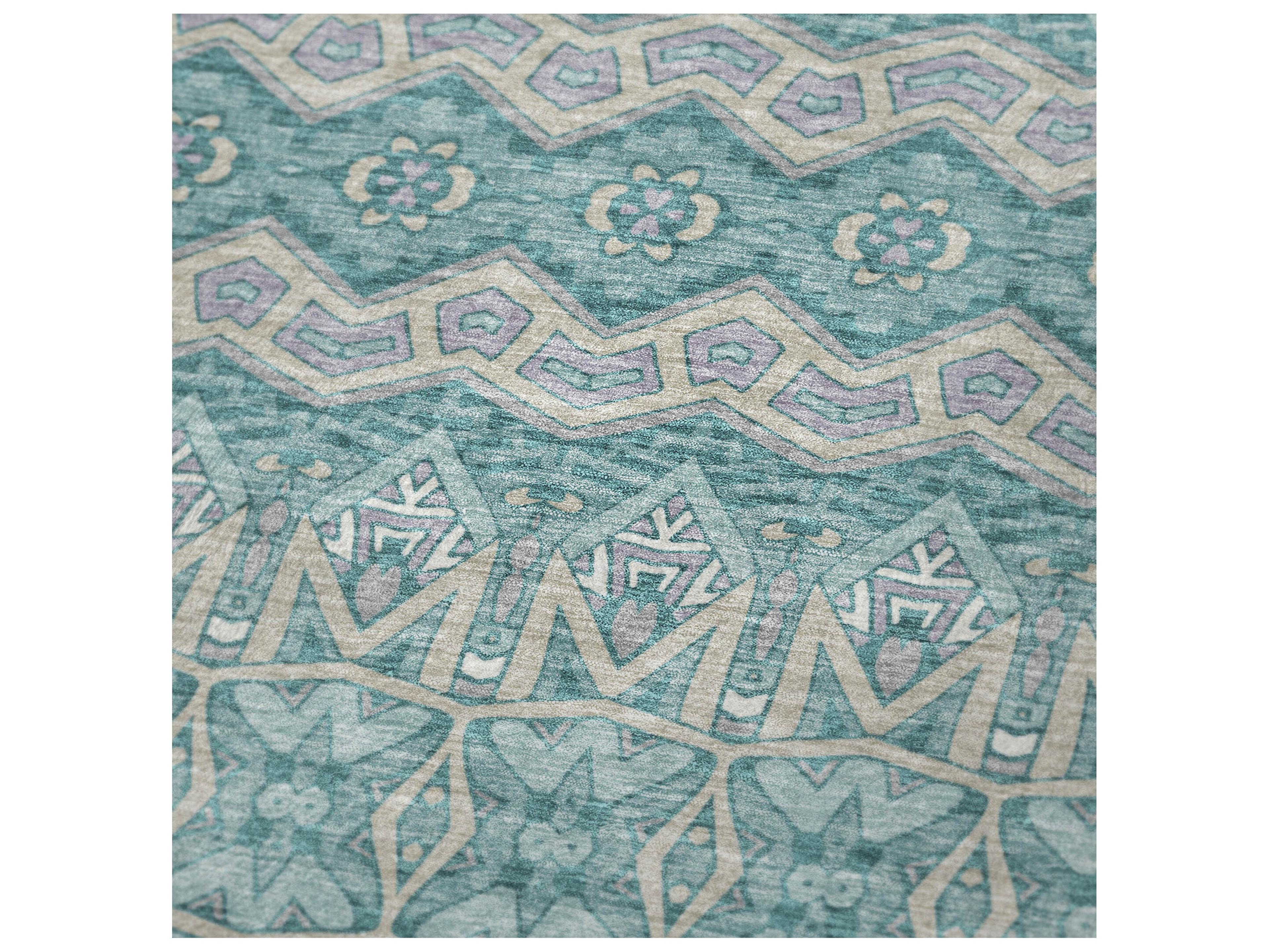 Dalyn Sherpa Teal Polyester Throw