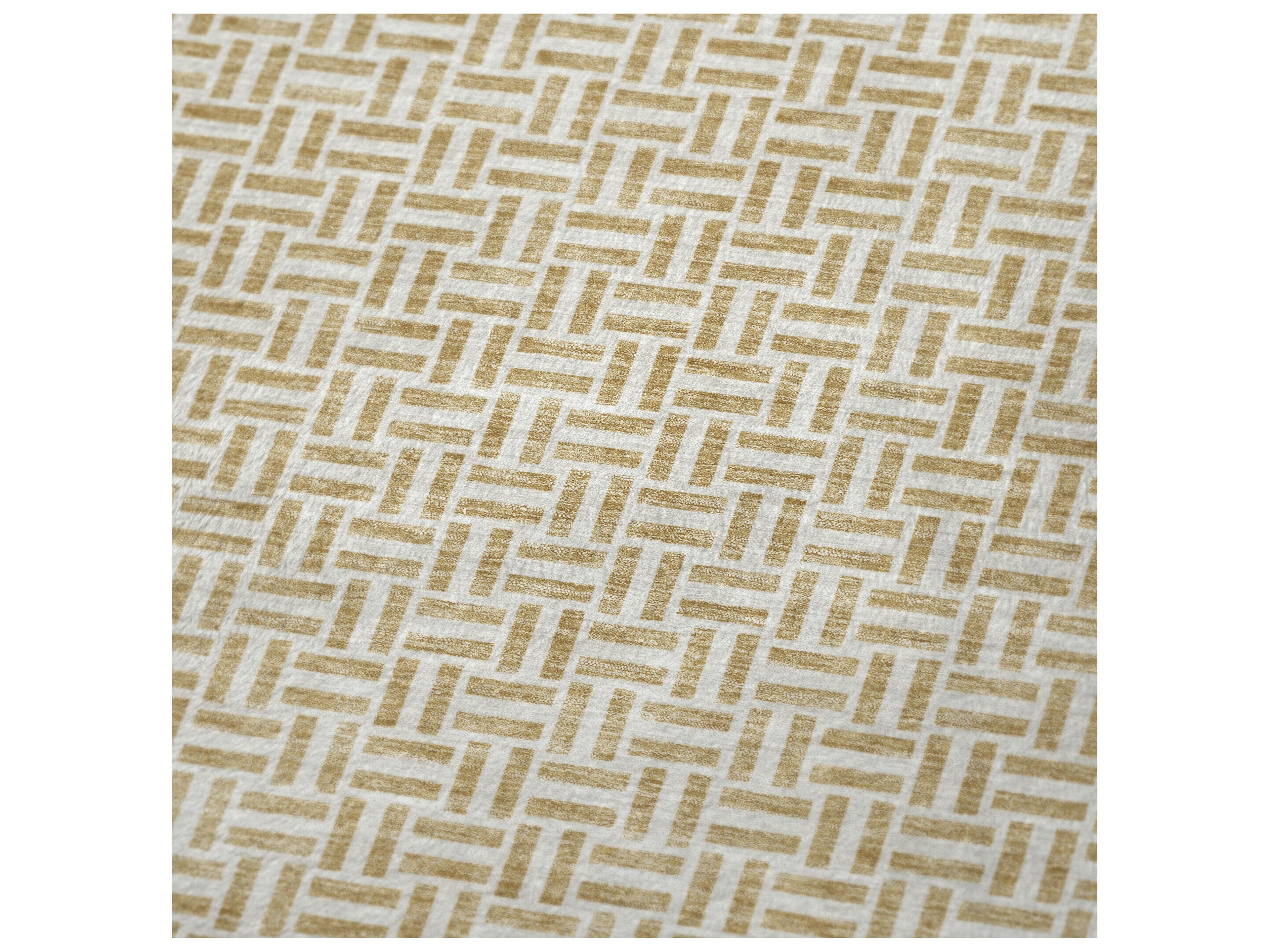 Dalyn Sherpa Gold Polyester Throw