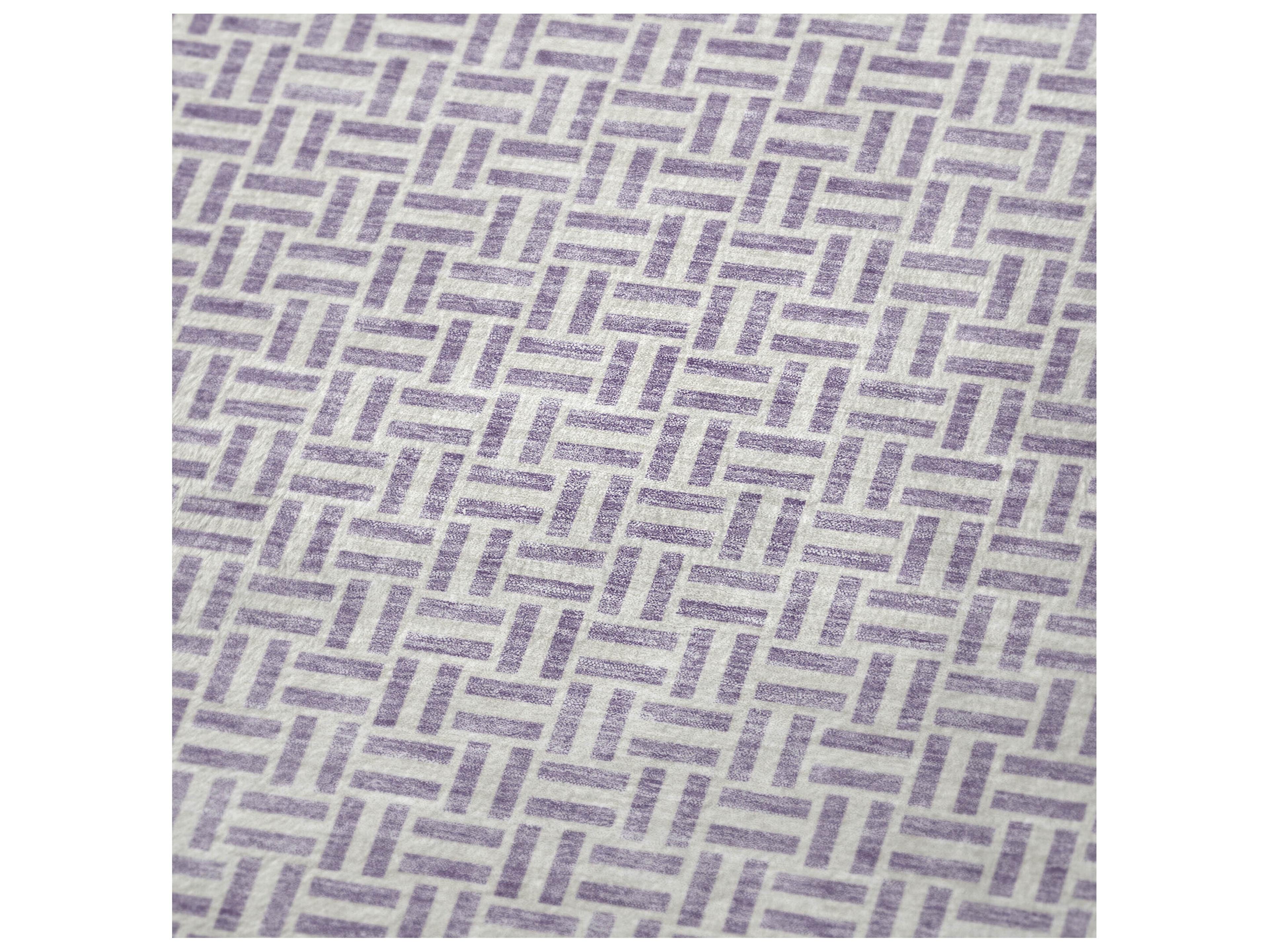 Dalyn Sherpa Purple Polyester Throw