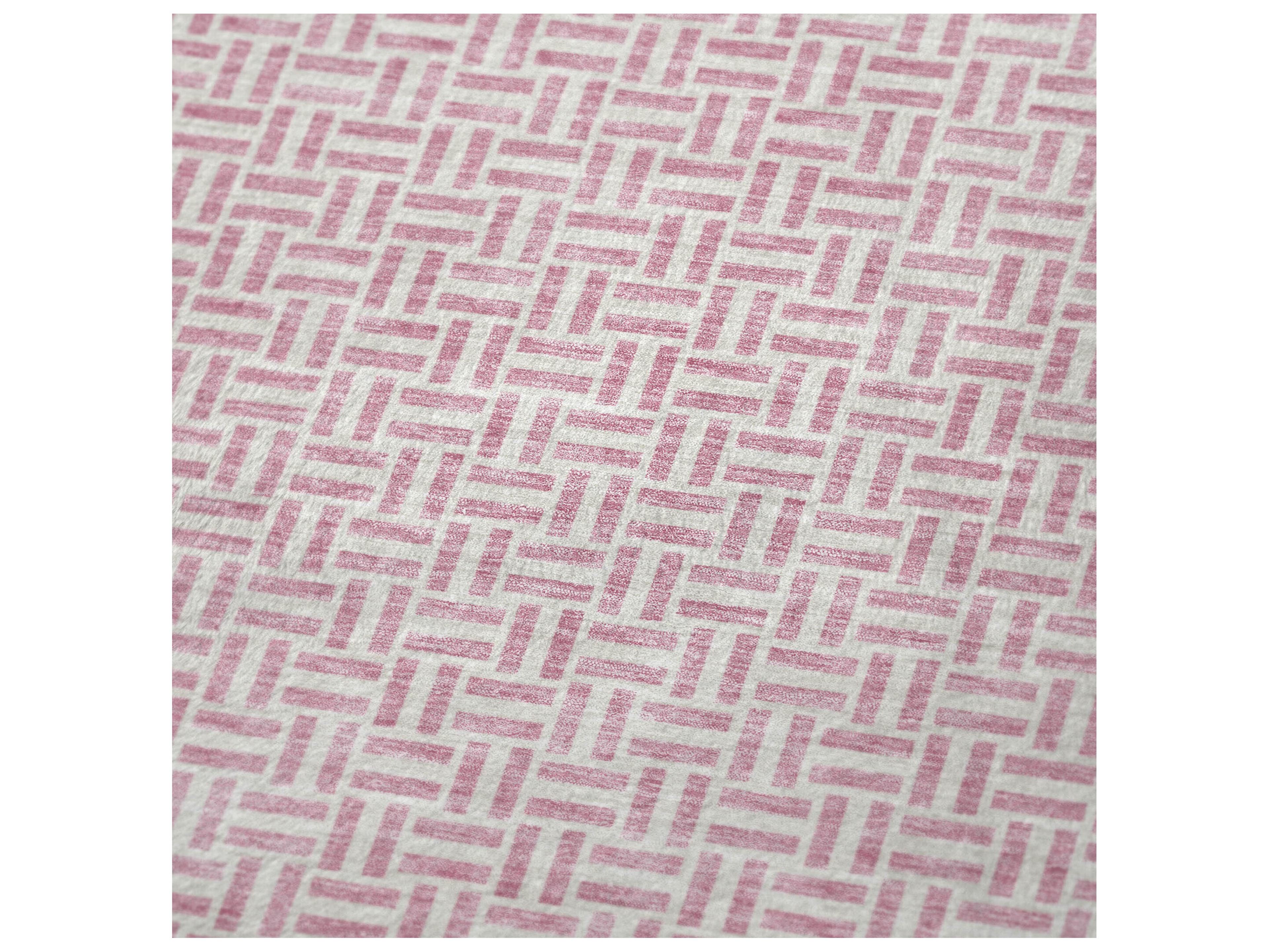 Dalyn Sherpa Pink Polyester Throw