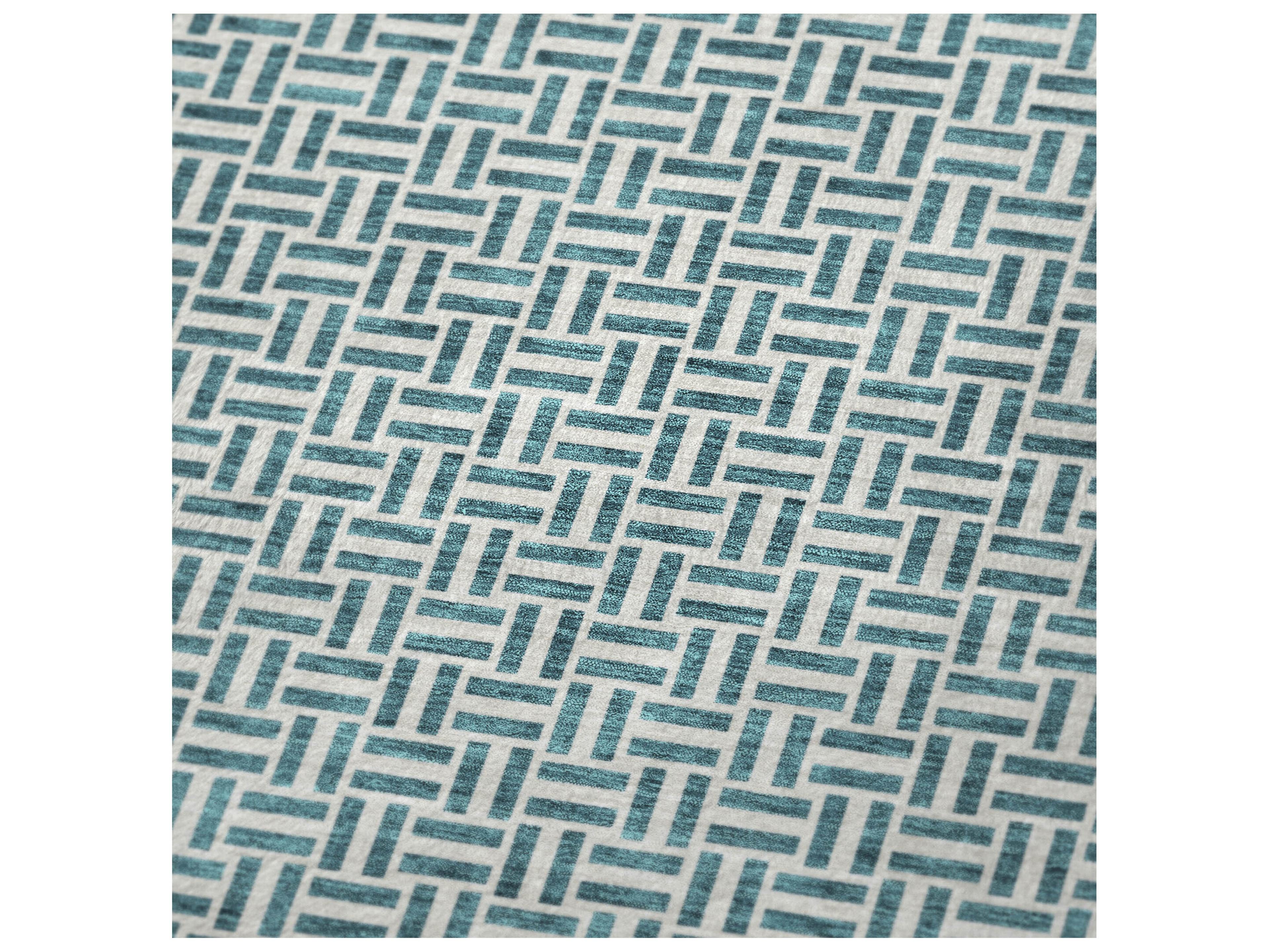 Dalyn Sherpa Teal Polyester Throw