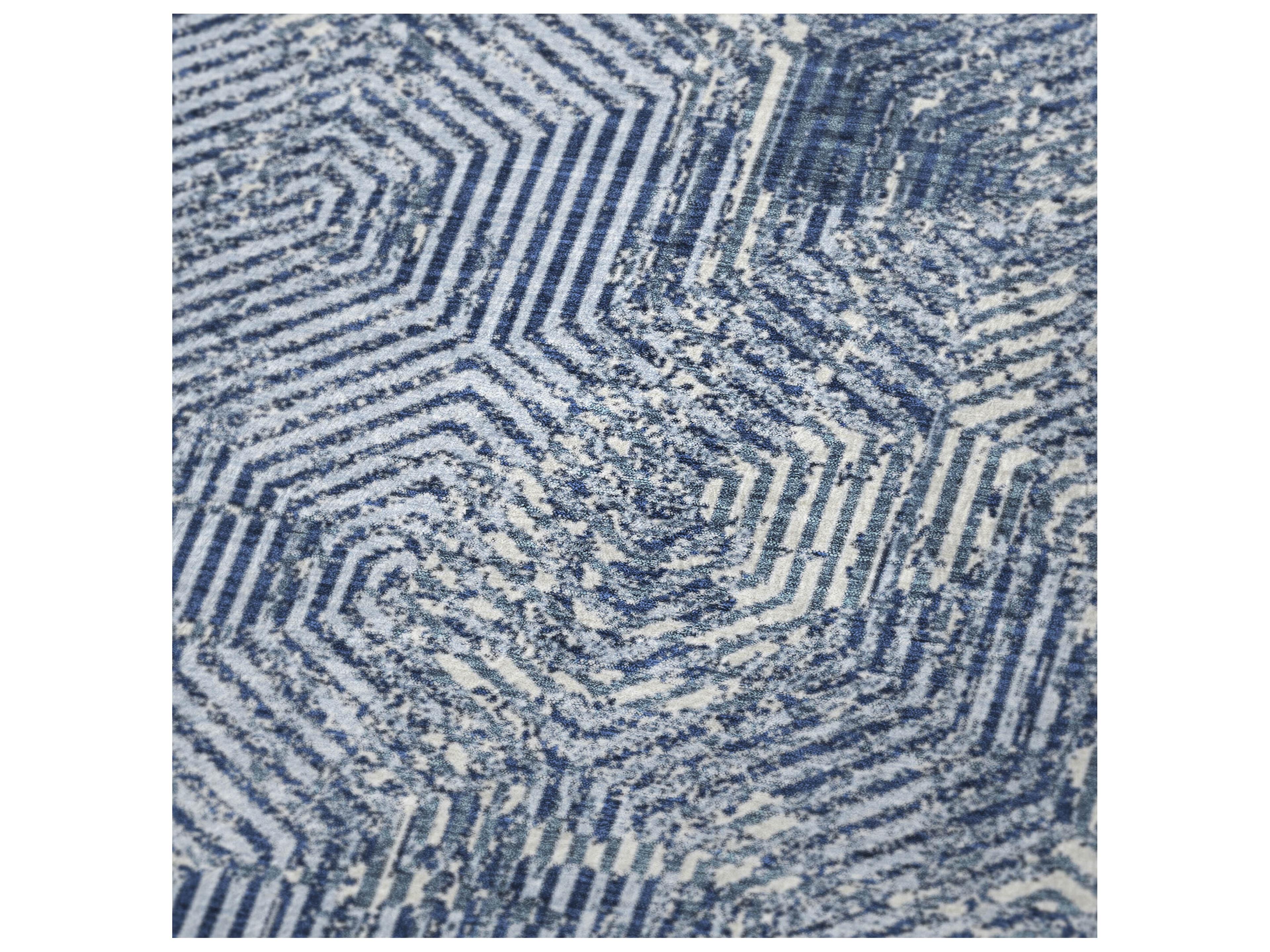 Dalyn Sherpa Blue Polyester Throw
